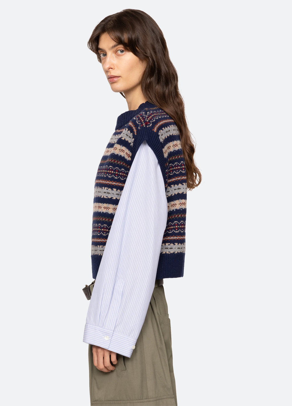 Sea New York Ciara Combo Top - Navy