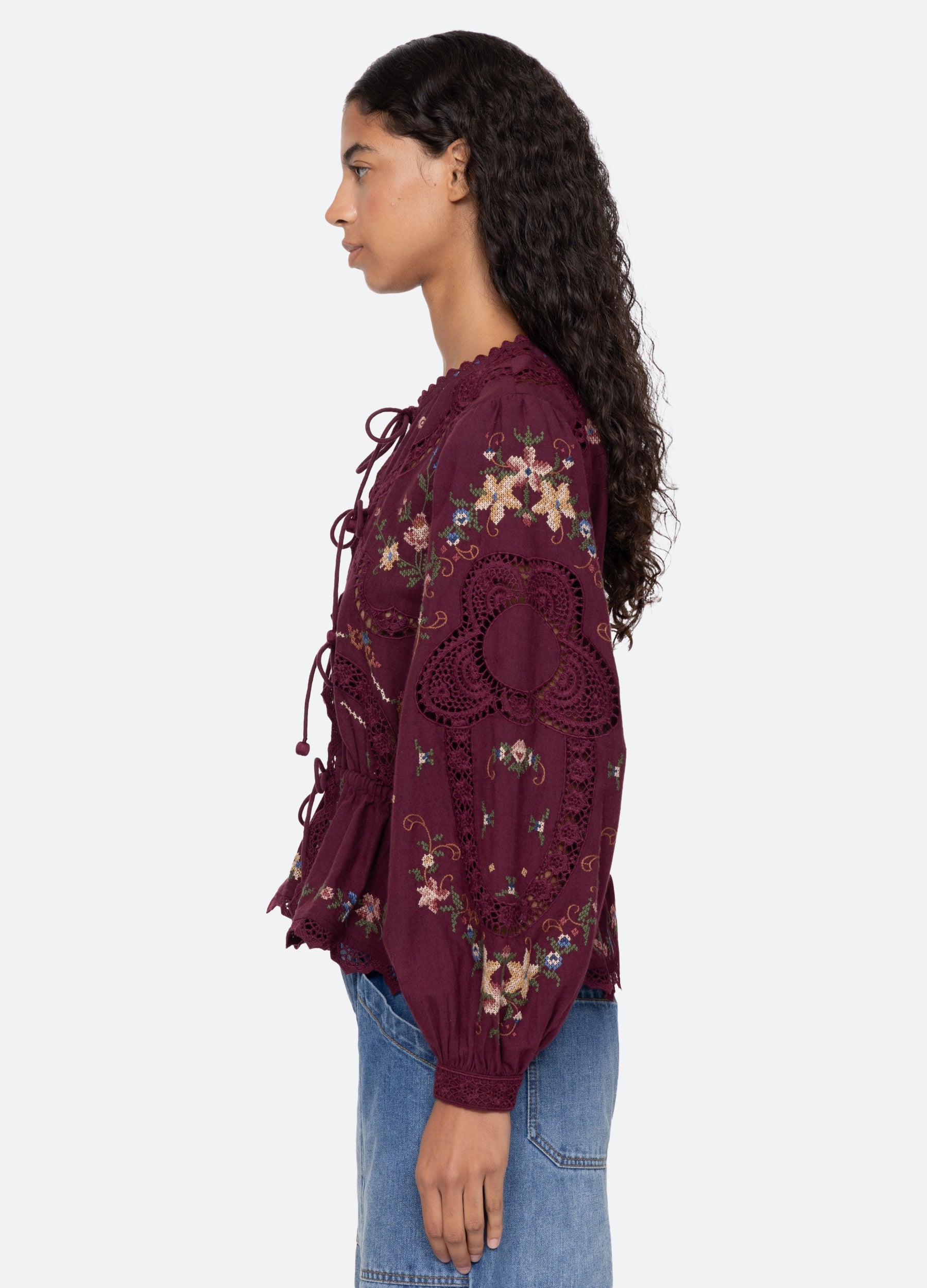 Sea New York Edwina L/S Top - Navy