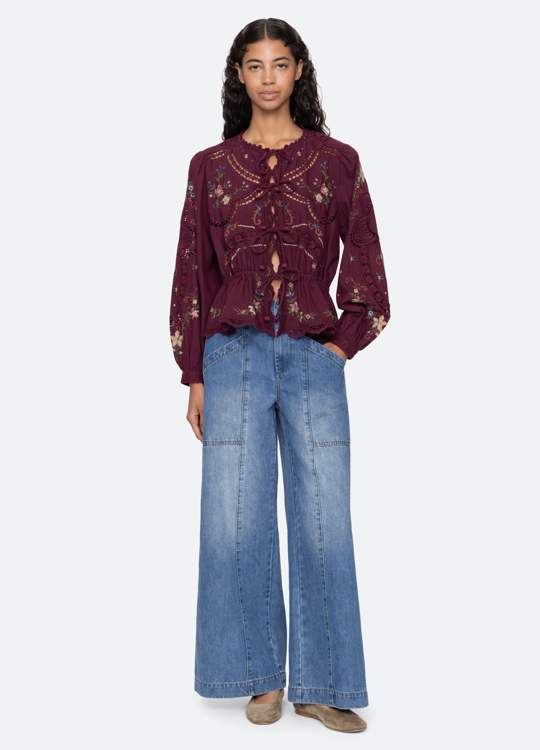 Sea New York Edwina L/S Top - Navy