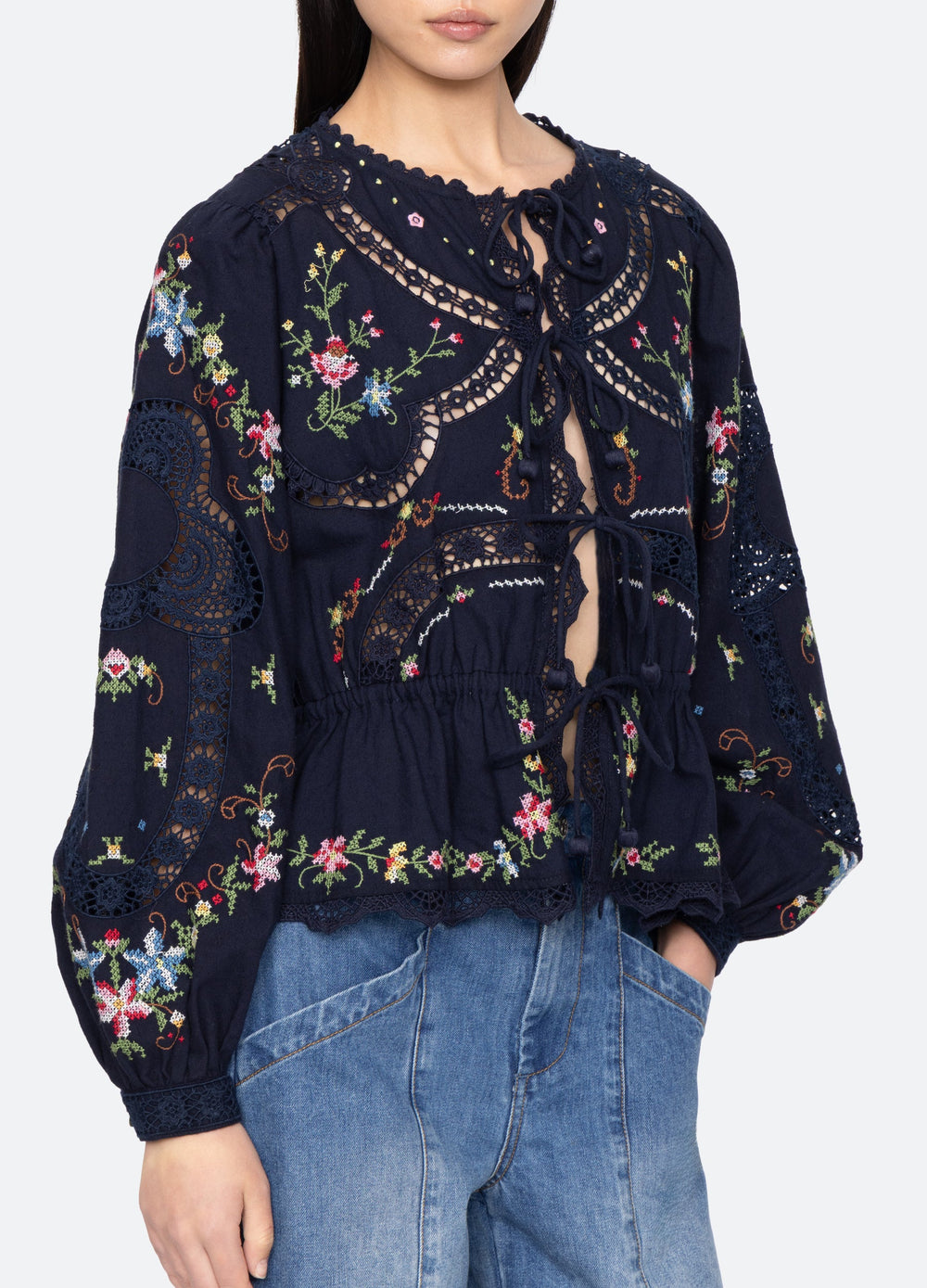 Sea New York Edwina L/S Top - Navy
