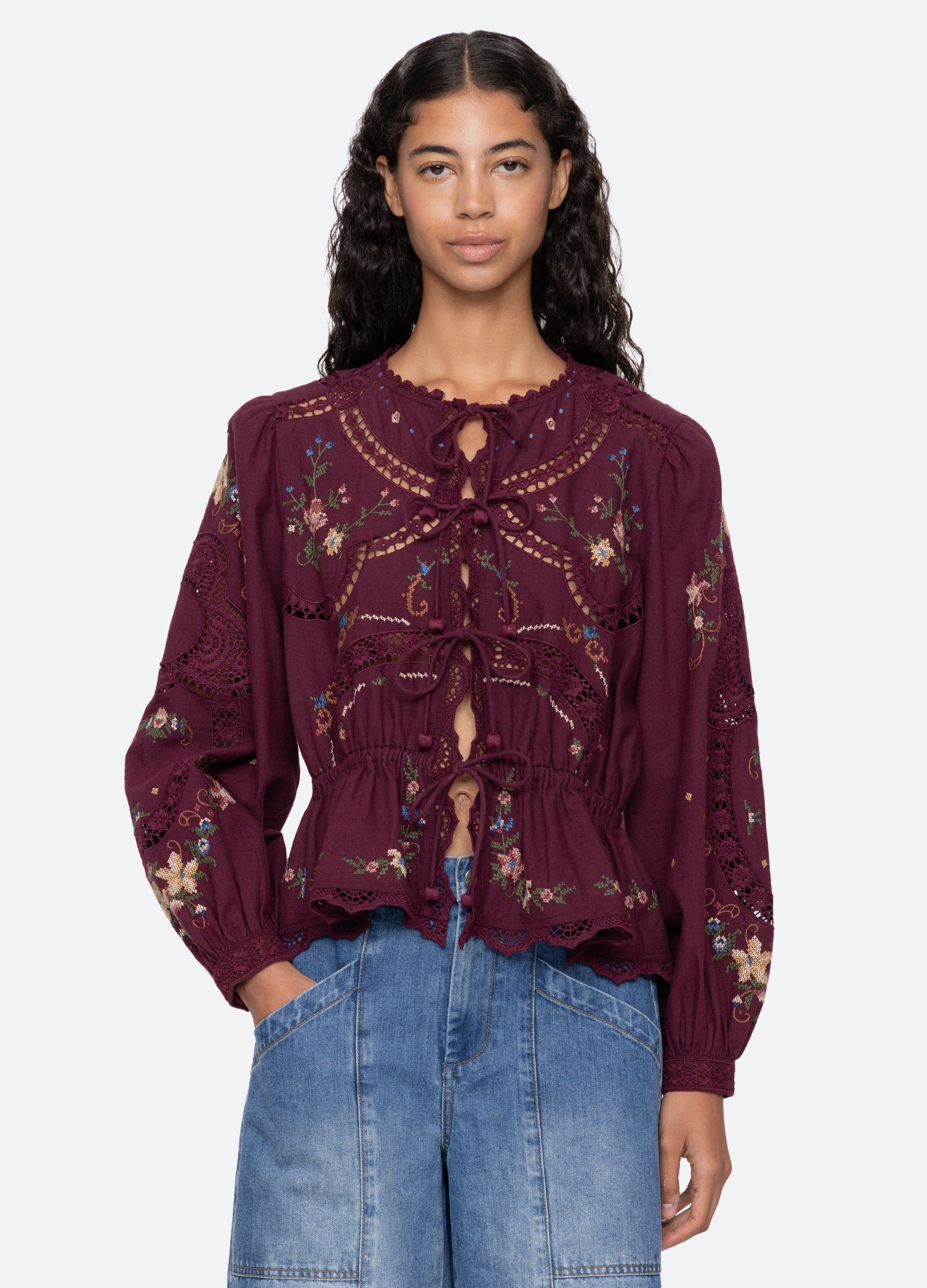 Sea New York Edwina L/S Top - Navy