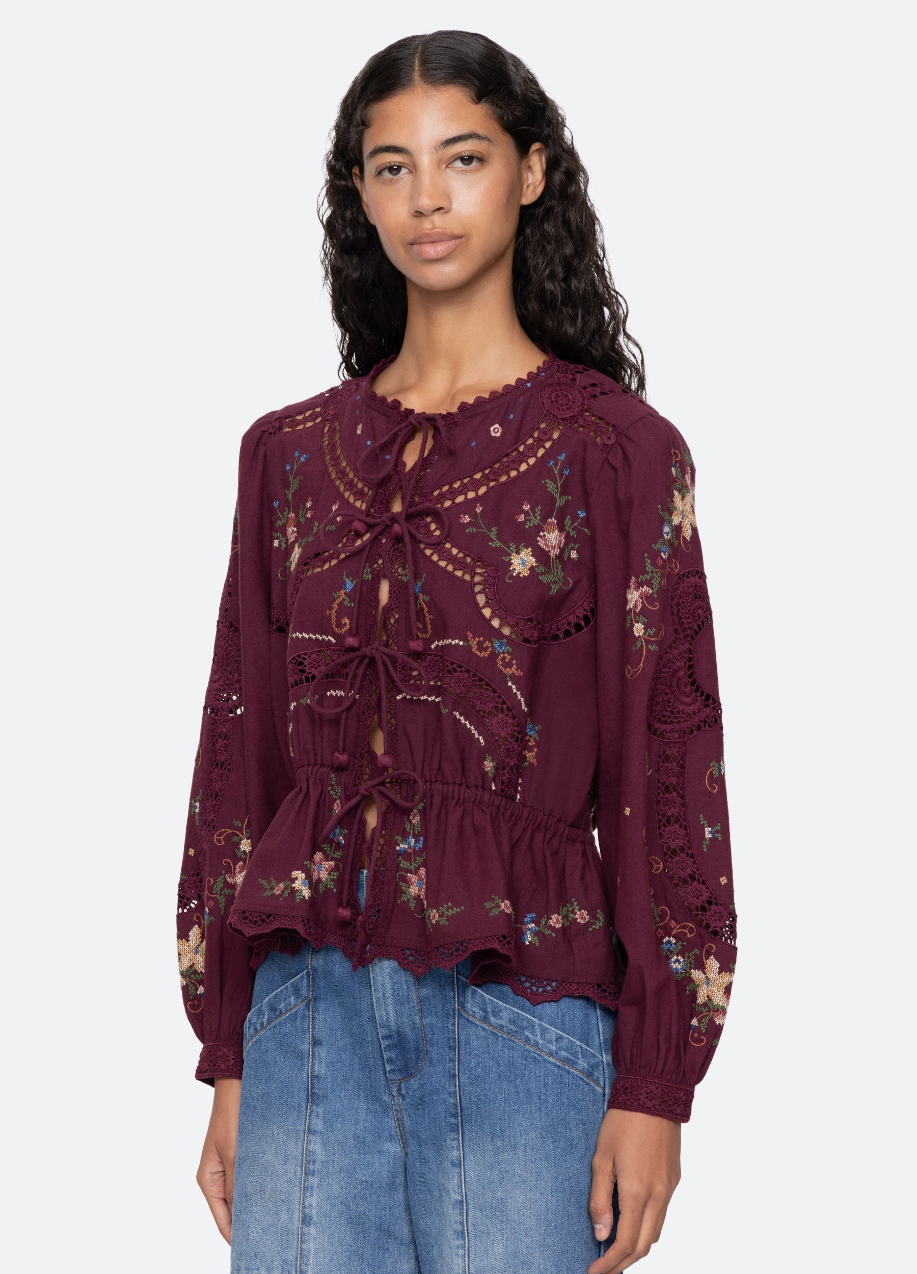 Sea New York Edwina L/S Top - Navy