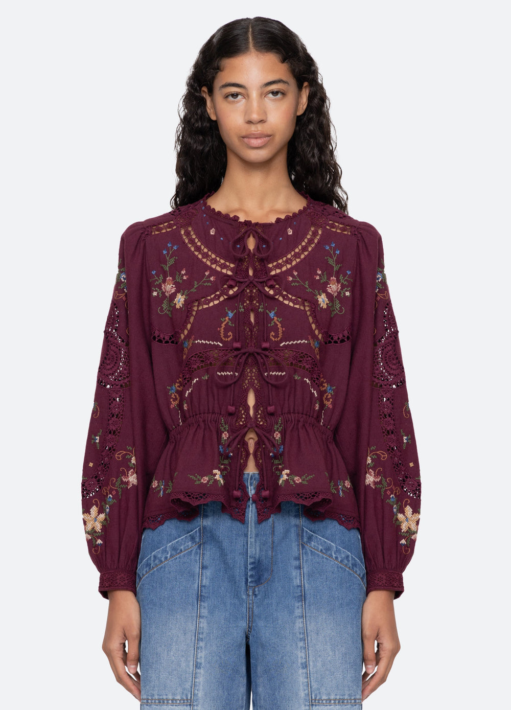 Sea New York Edwina L/S Top - Navy