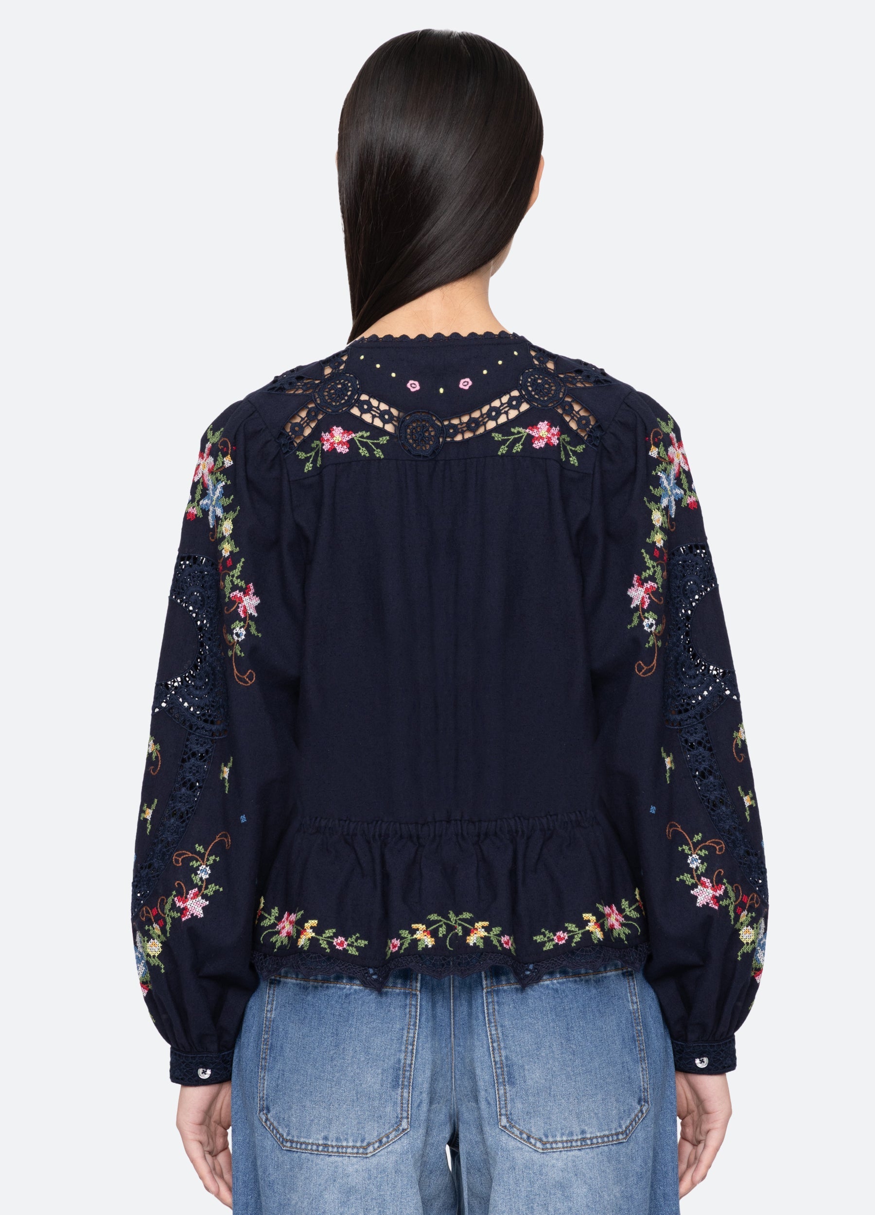 Sea New York Edwina L/S Top - Navy