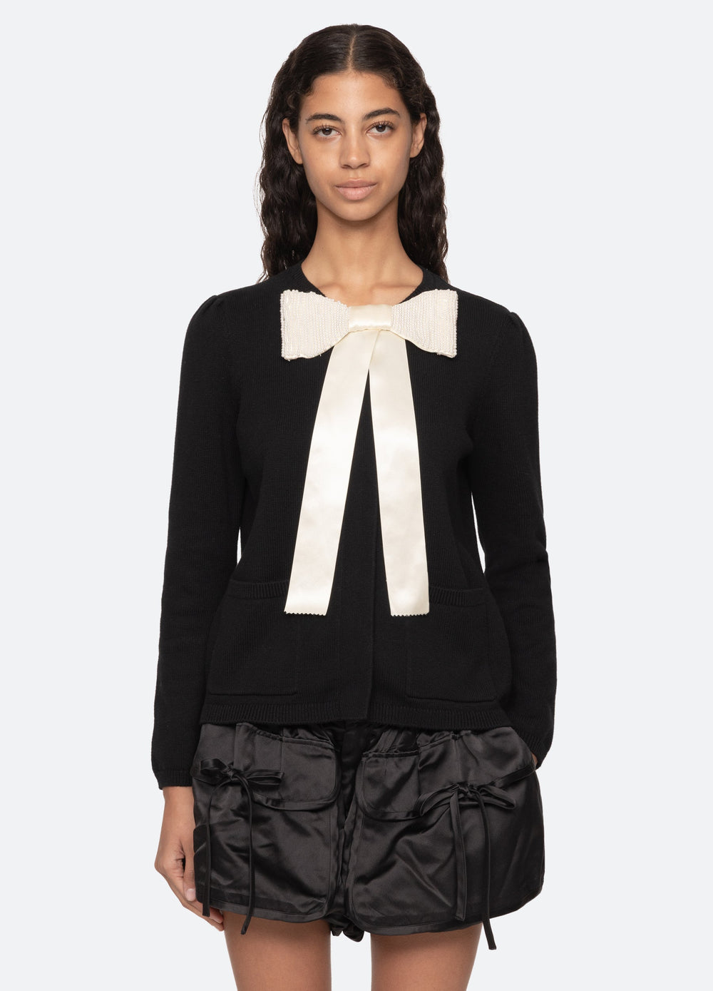 Sea New York Seraphine Cardigan - Black