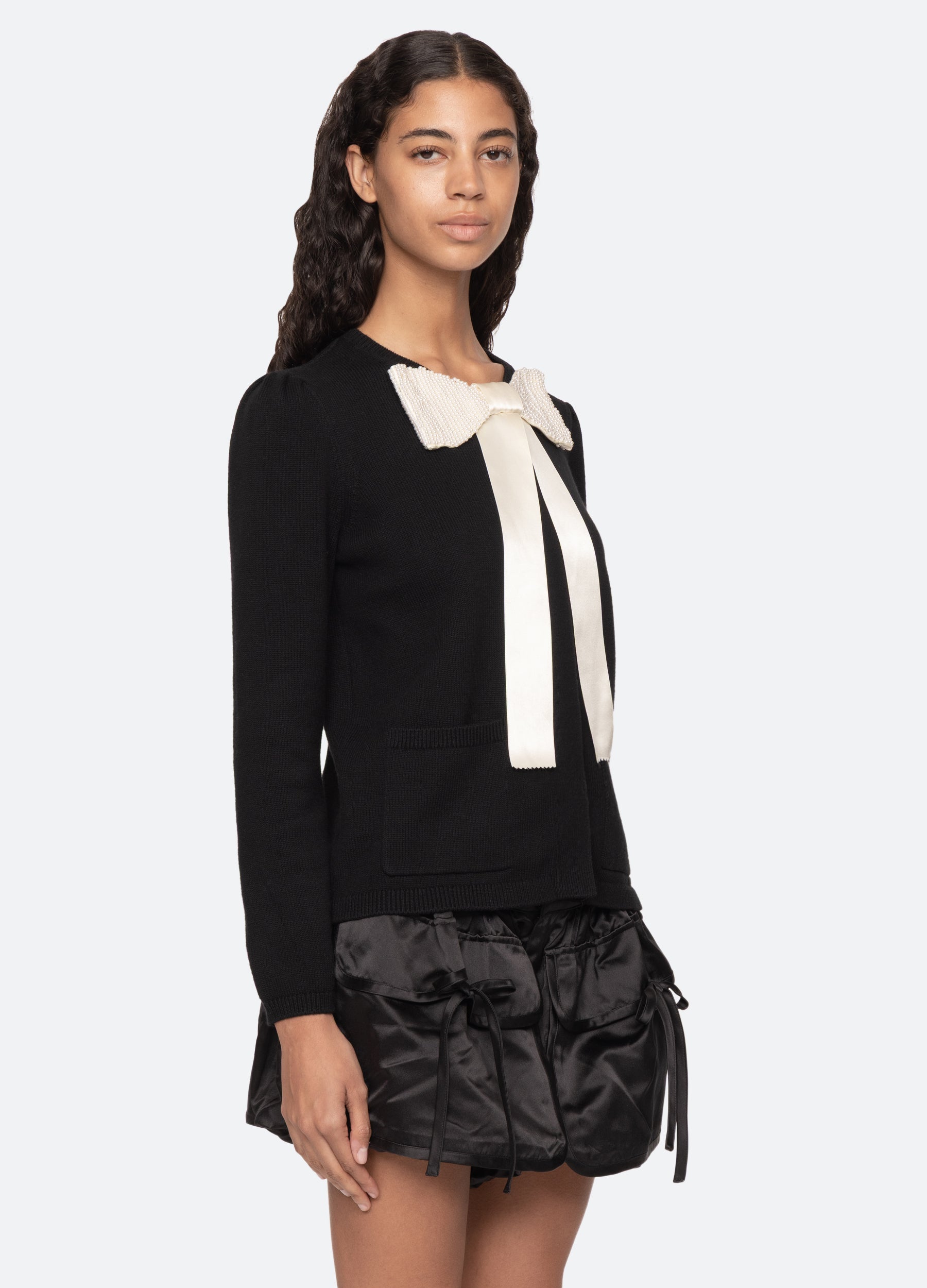 Sea New York Seraphine Cardigan - Black