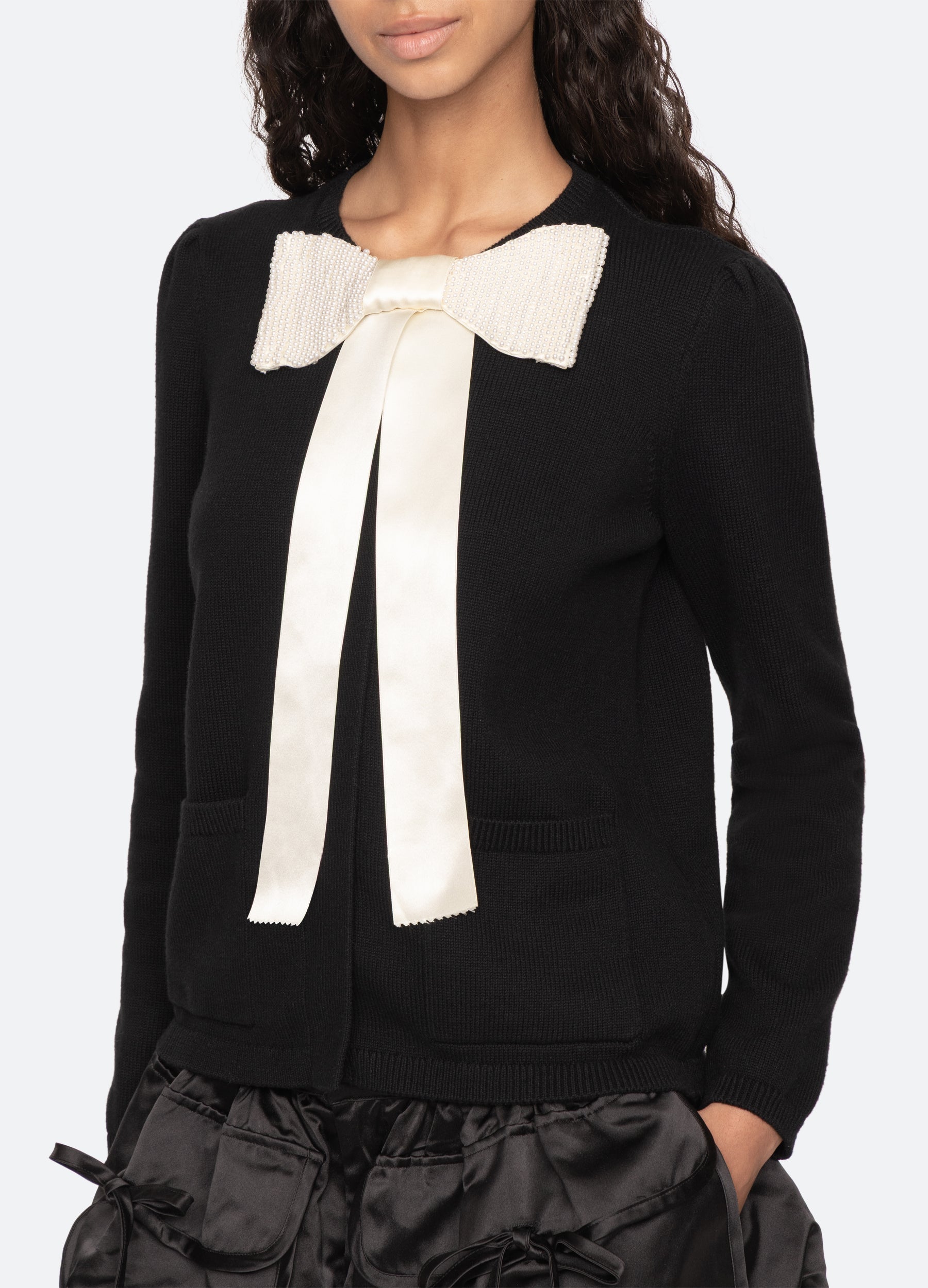 Sea New York Seraphine Cardigan - Black
