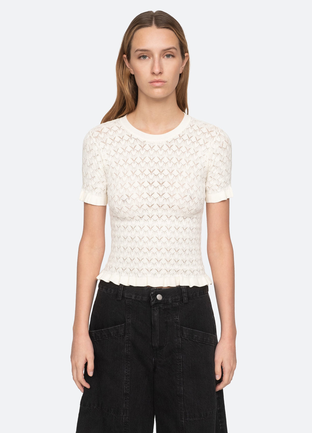 Sea New York Rue S/S Sweater - Black