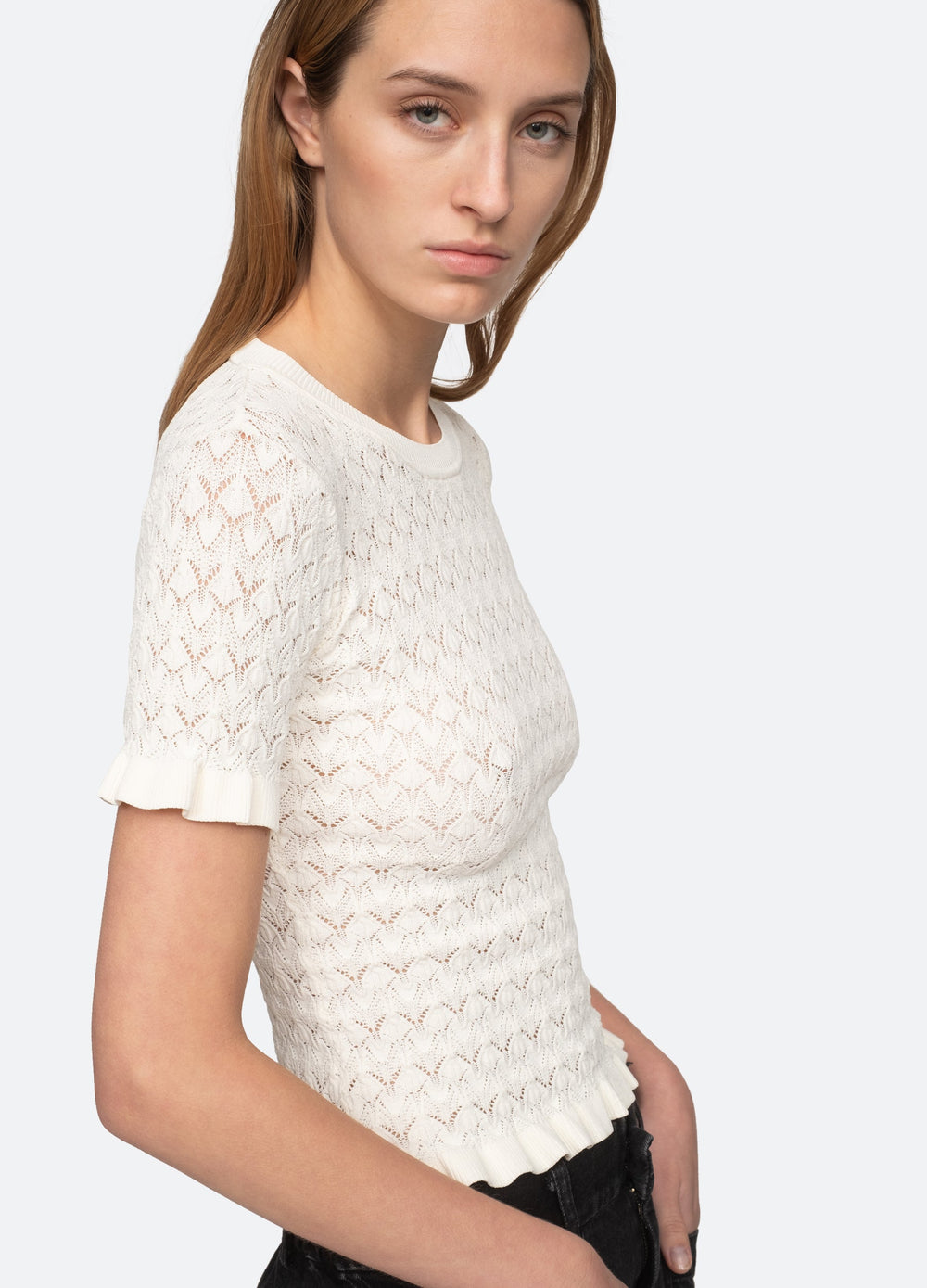 Sea New York Rue S/S Sweater - Black