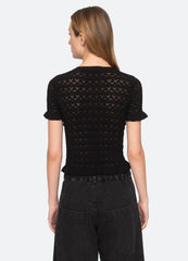 Sea New York Rue S/S Sweater - Black