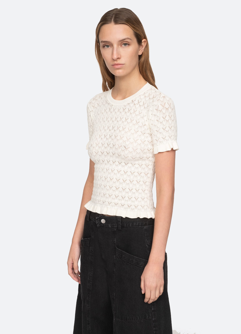Sea New York Rue S/S Sweater - Black