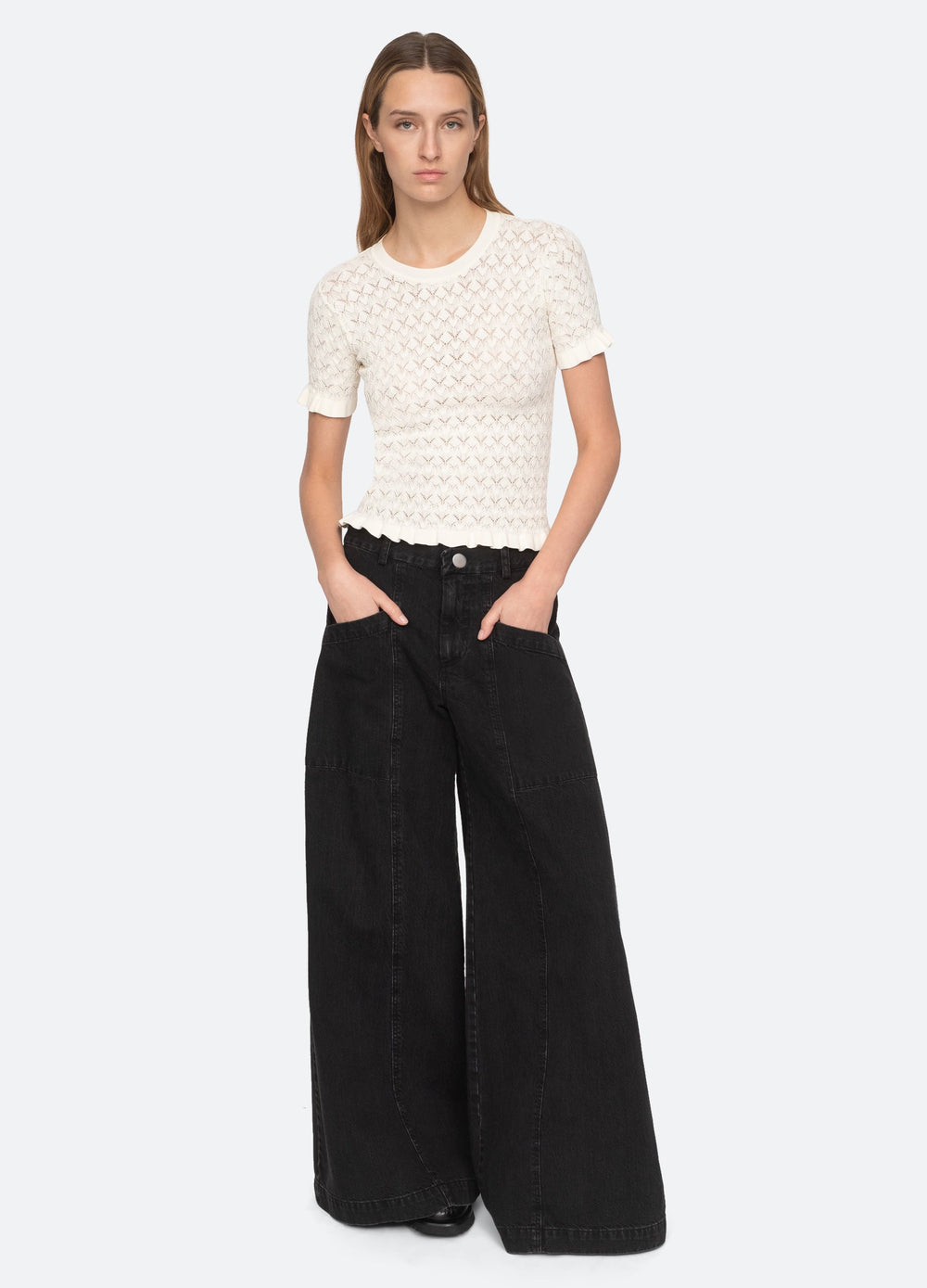 Sea New York Rue S/S Sweater - Black