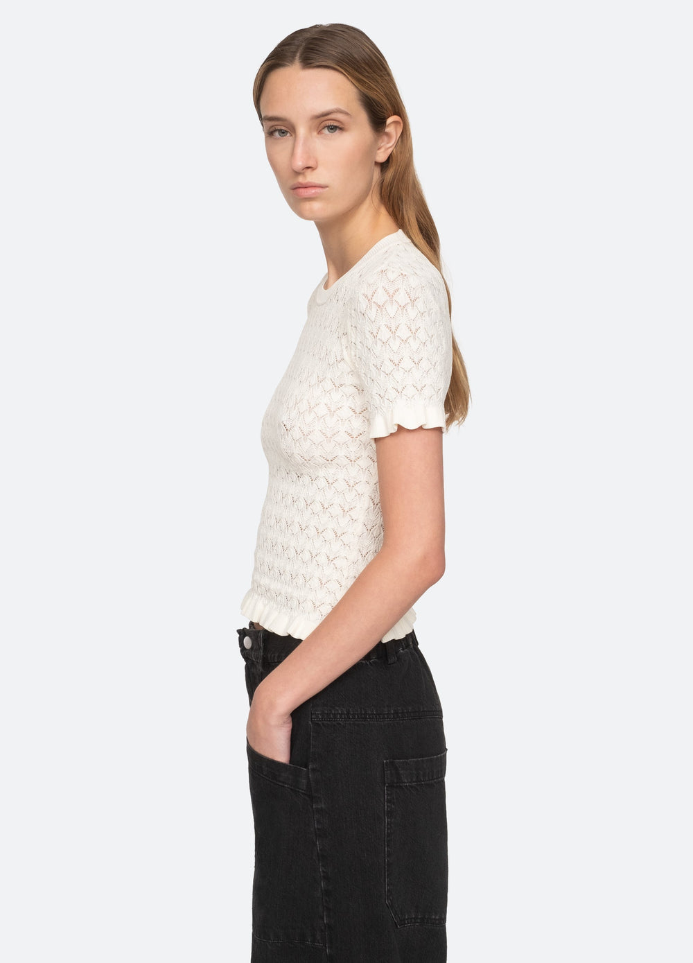 Sea New York Rue S/S Sweater - Black