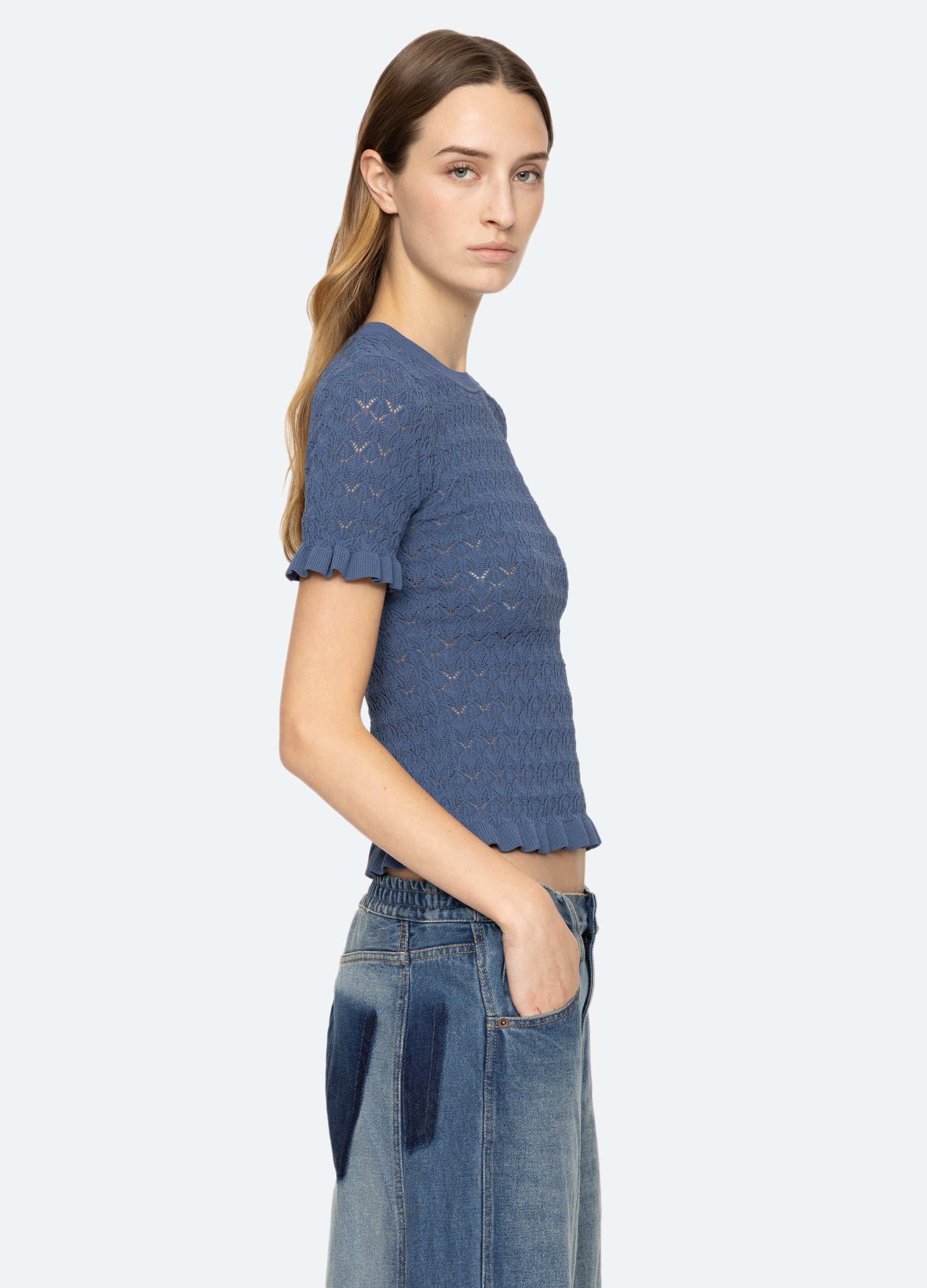Sea New York Rue S/S Sweater - Black