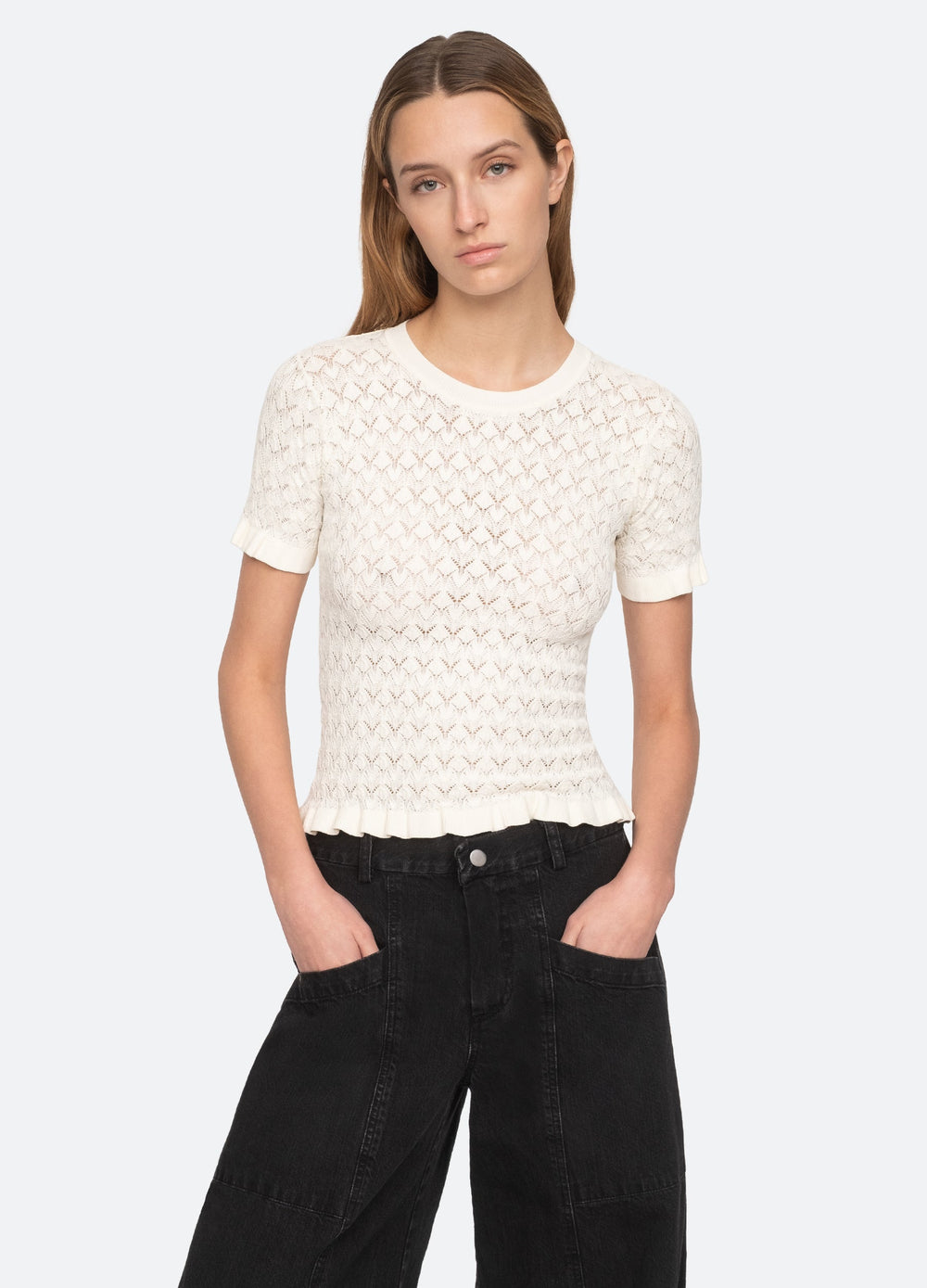 Sea New York Rue S/S Sweater - Black