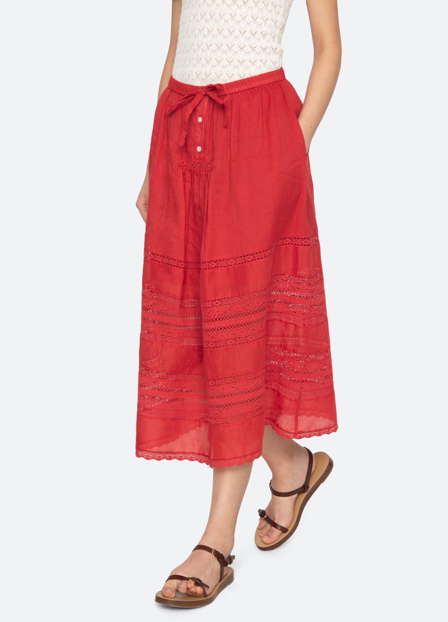 Sea New York Pippa Skirt - Cream