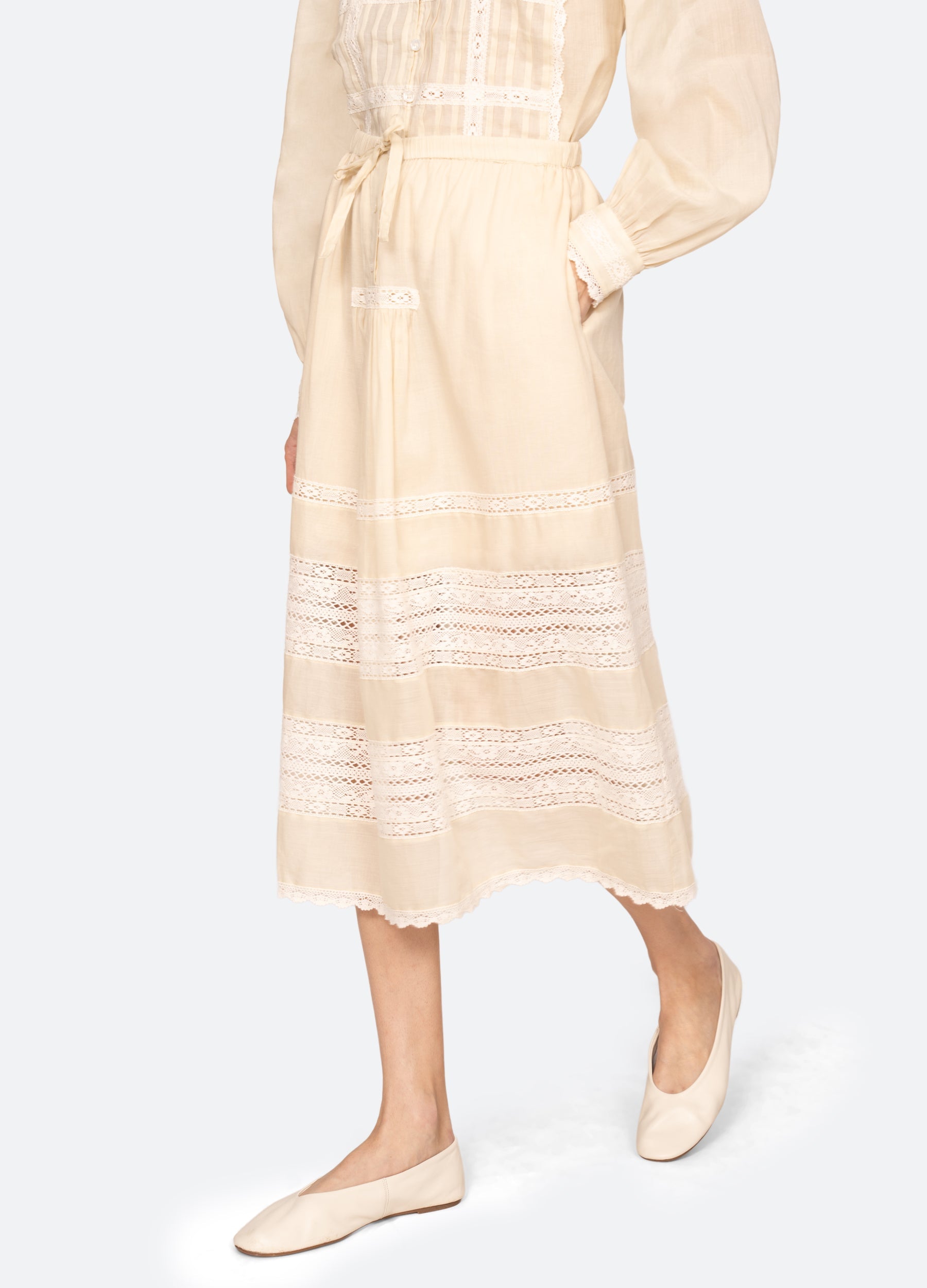 Sea New York Pippa Skirt - Cream