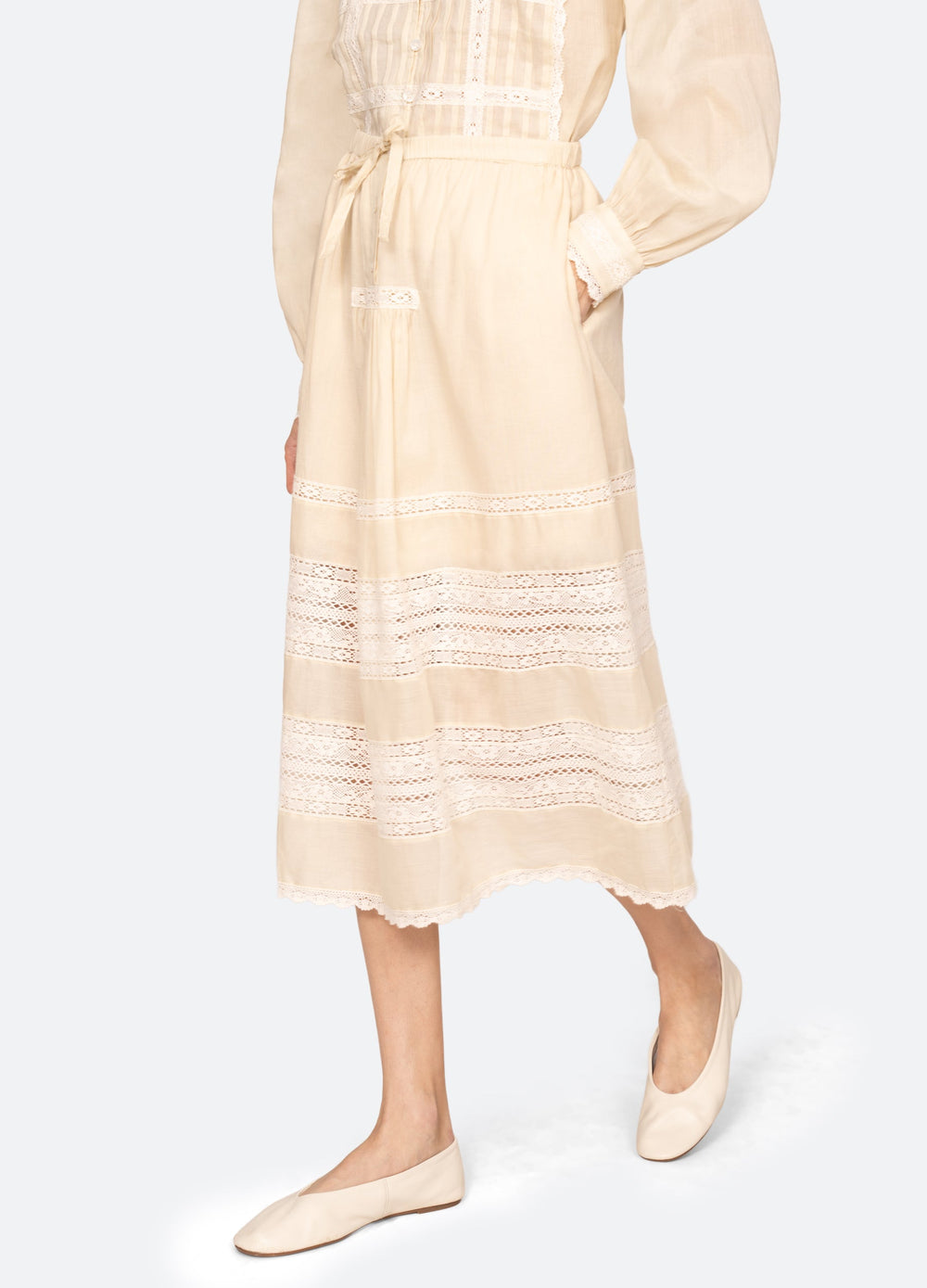 Sea New York Pippa Skirt - Cream