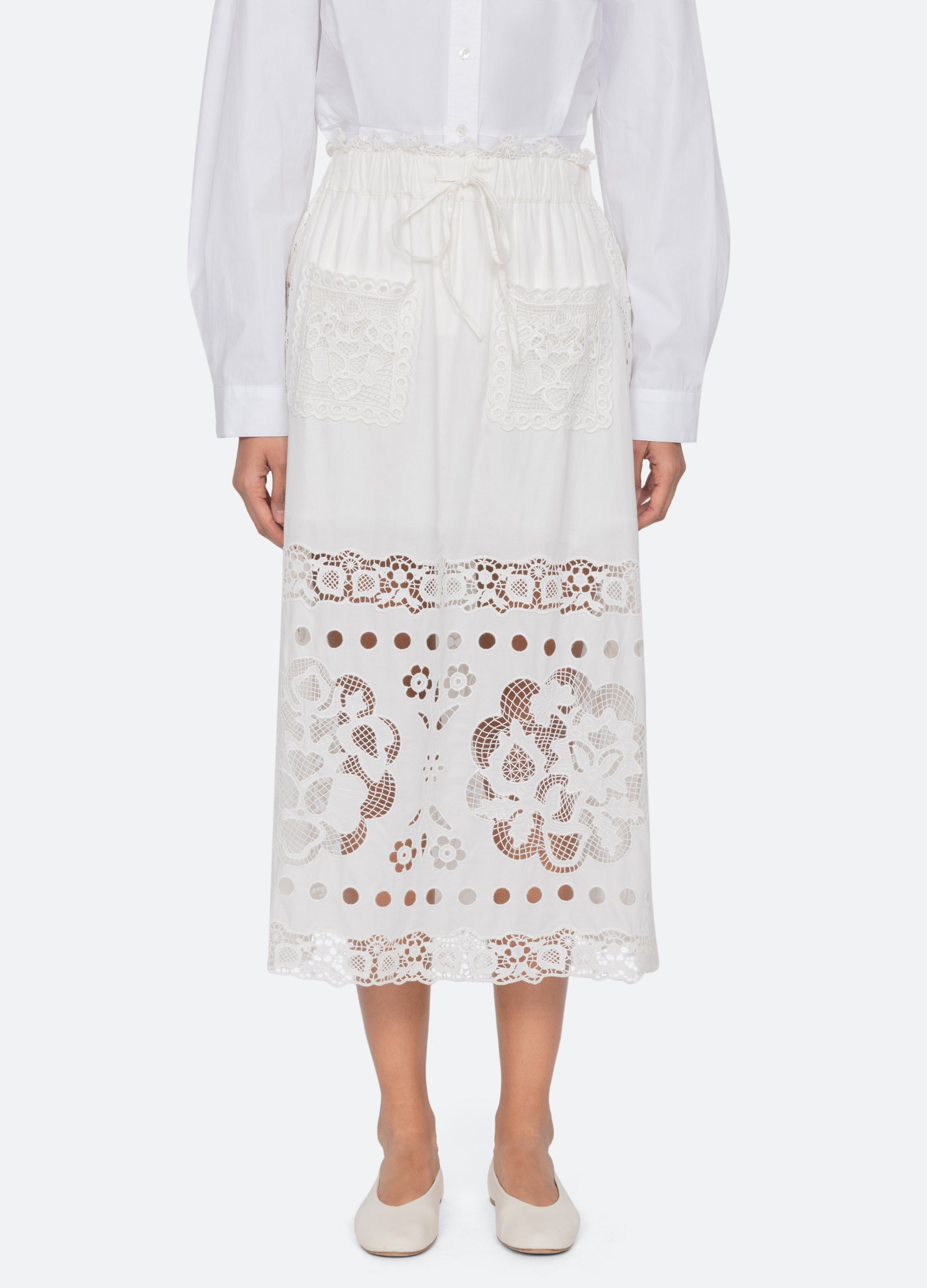 Sea New York Gardener Skirt - White