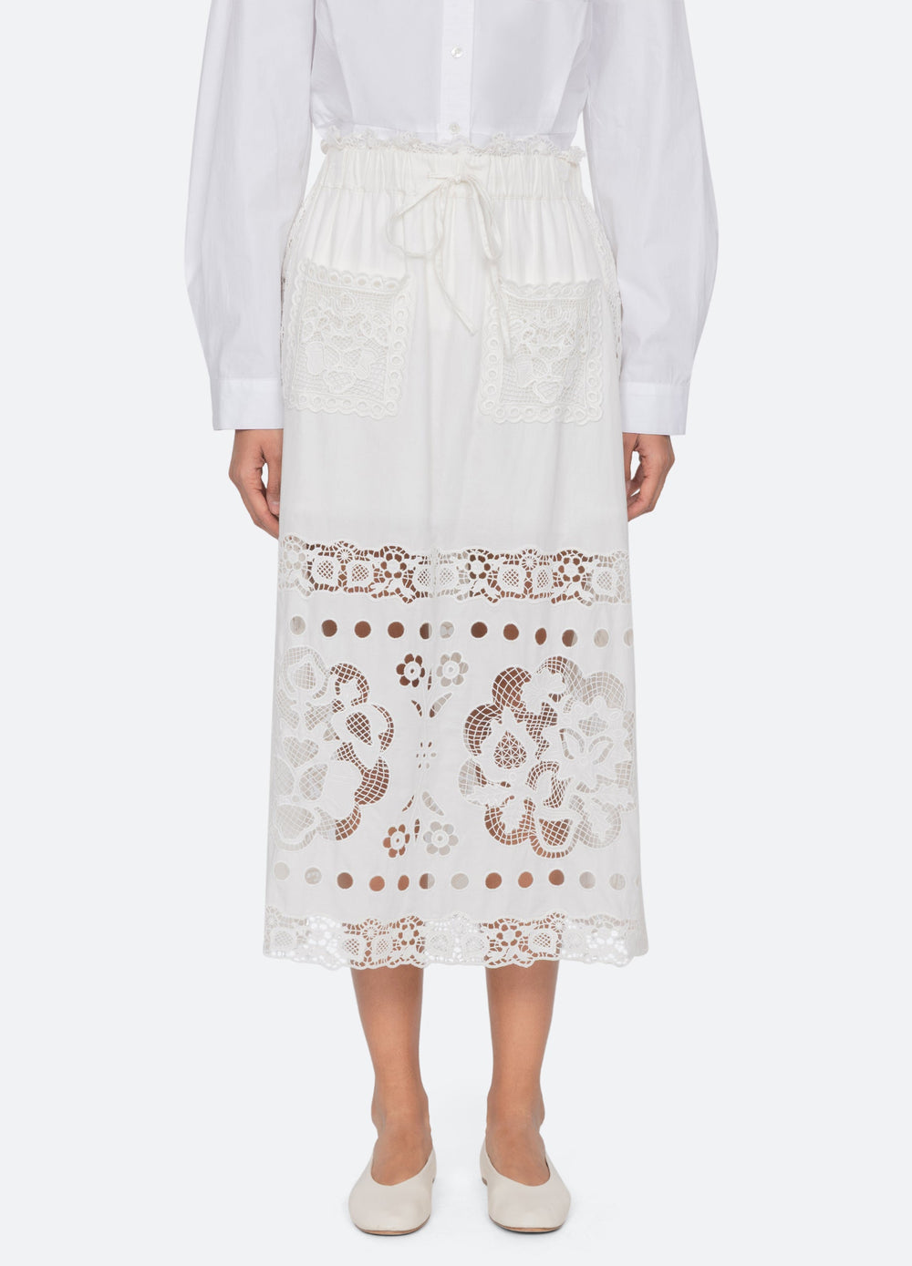 Sea New York Gardener Skirt - White