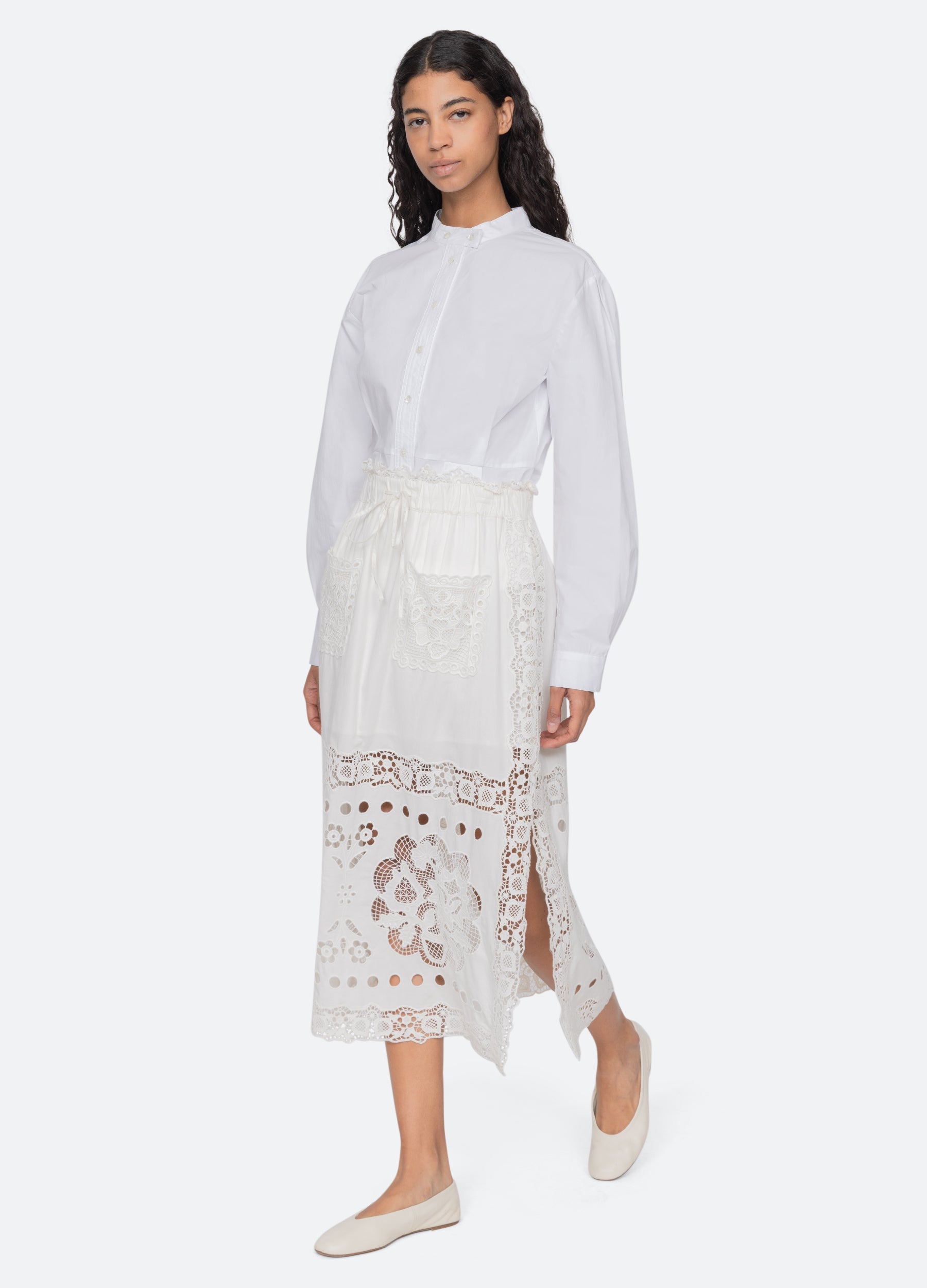 Sea New York Gardener Skirt - White