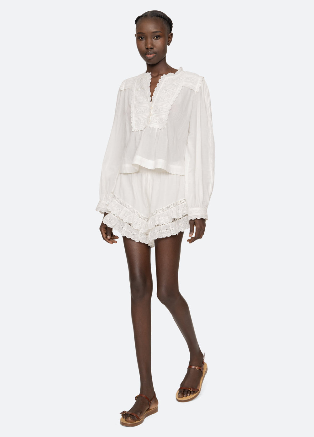 Sea New York Eliza Shorts - White