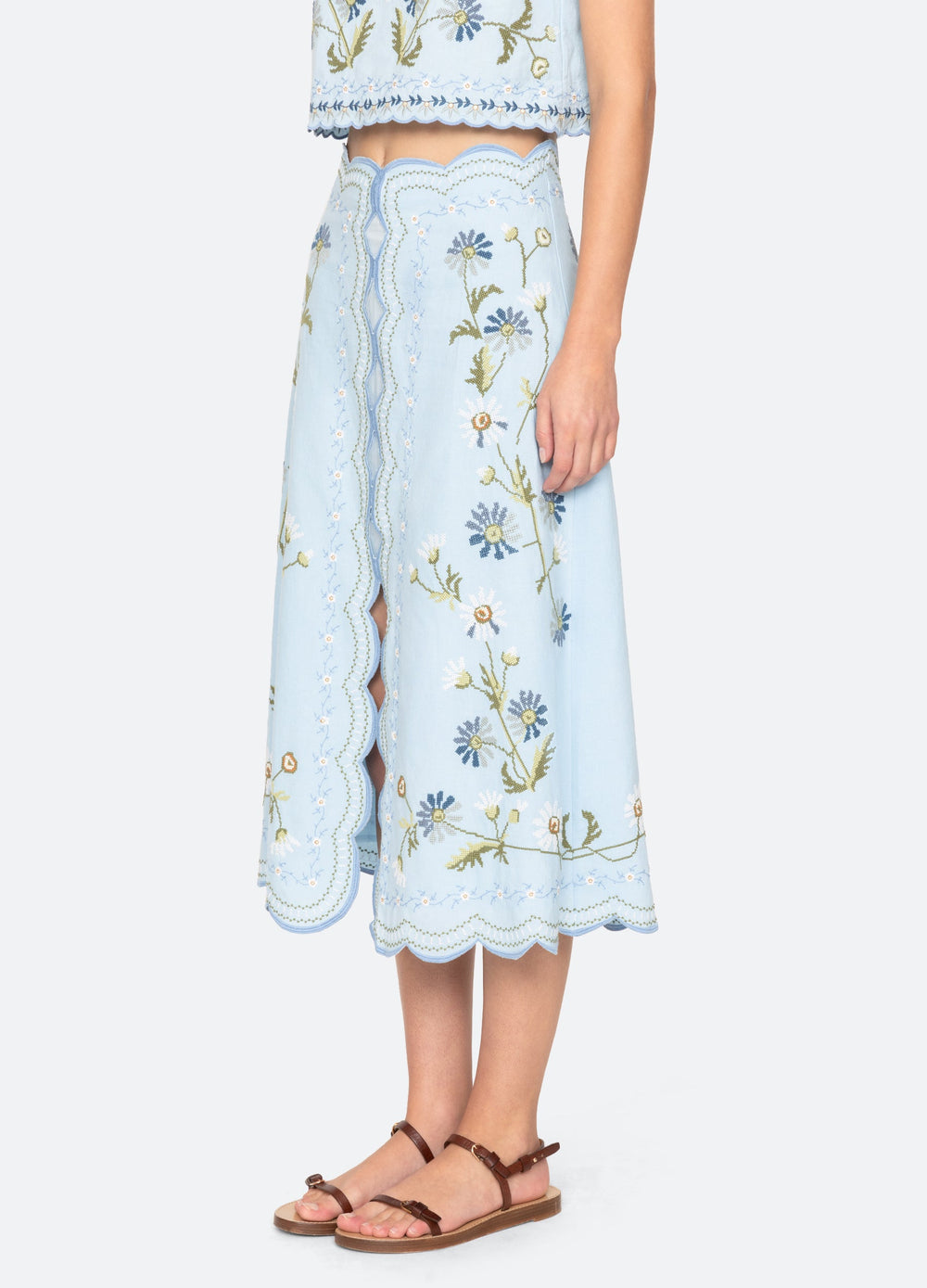 Sea New York Audra Skirt - Blue