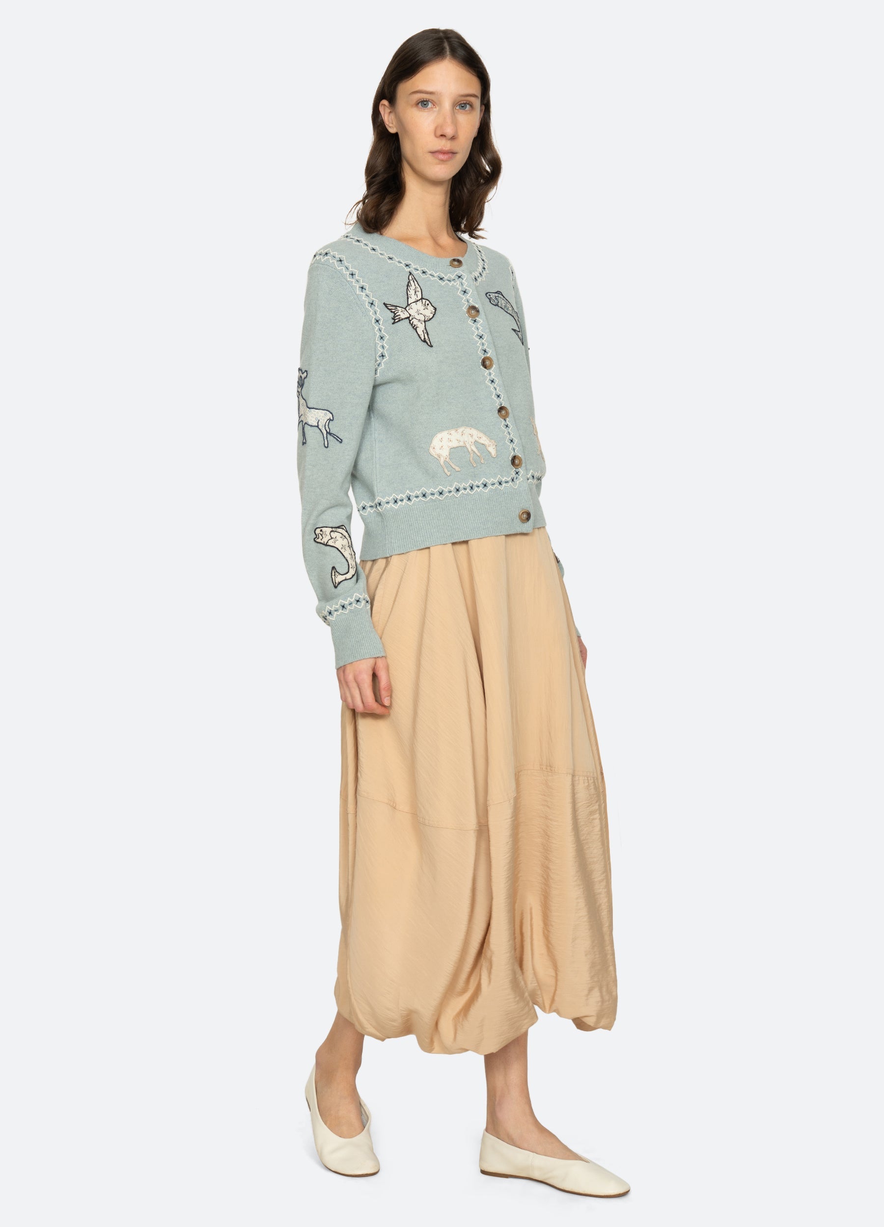 Sea New York Lisette Skirt - Khaki