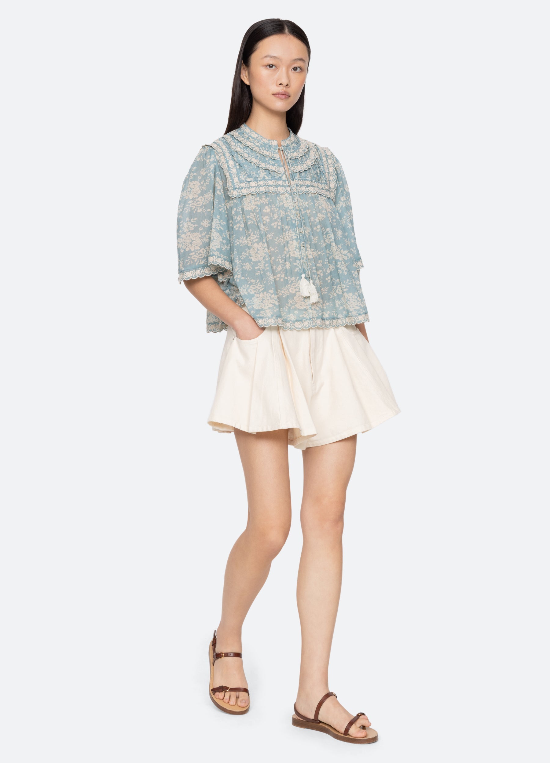 Sea New York Stasia Shorts - Blue