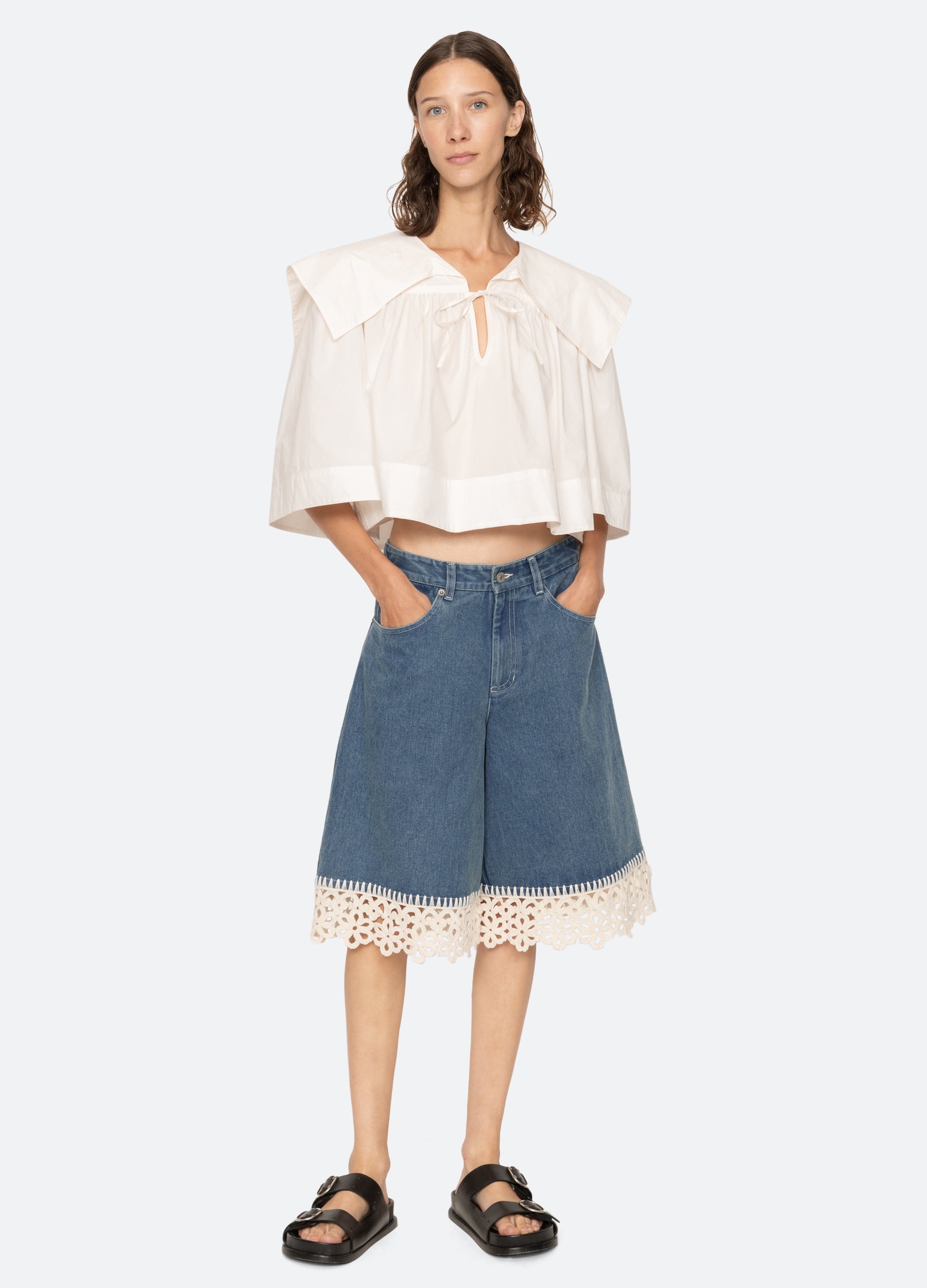 Sea New York Stasia Culottes - Blue