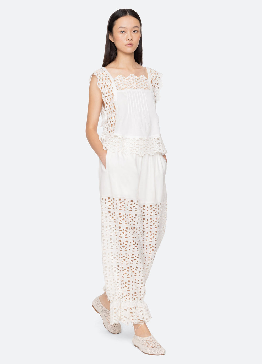 Sea New York Leila Pants - White