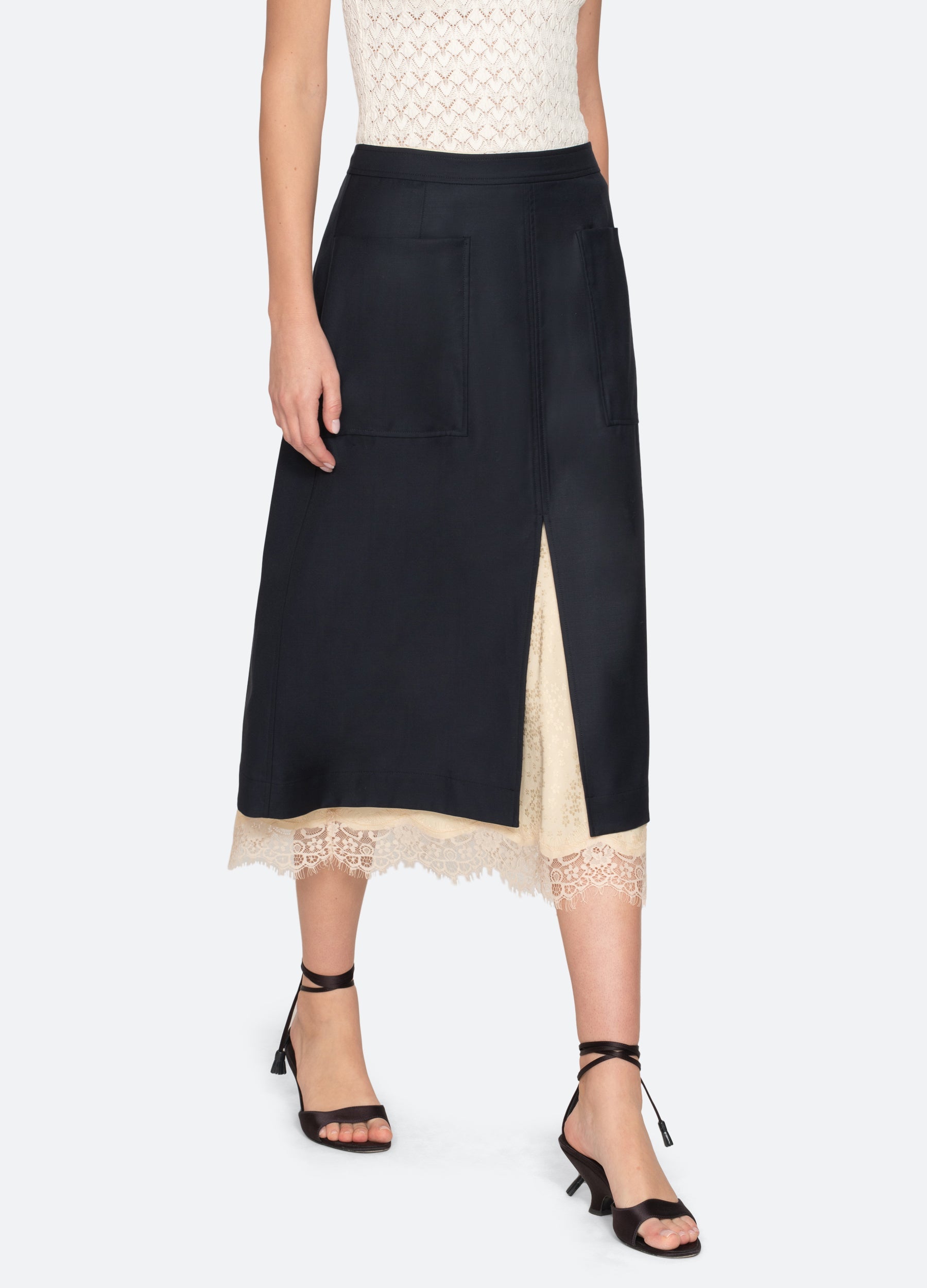 Sea New York Fiora Skirt - Navy