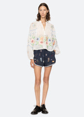 Sea New York Claira Shorts - Navy