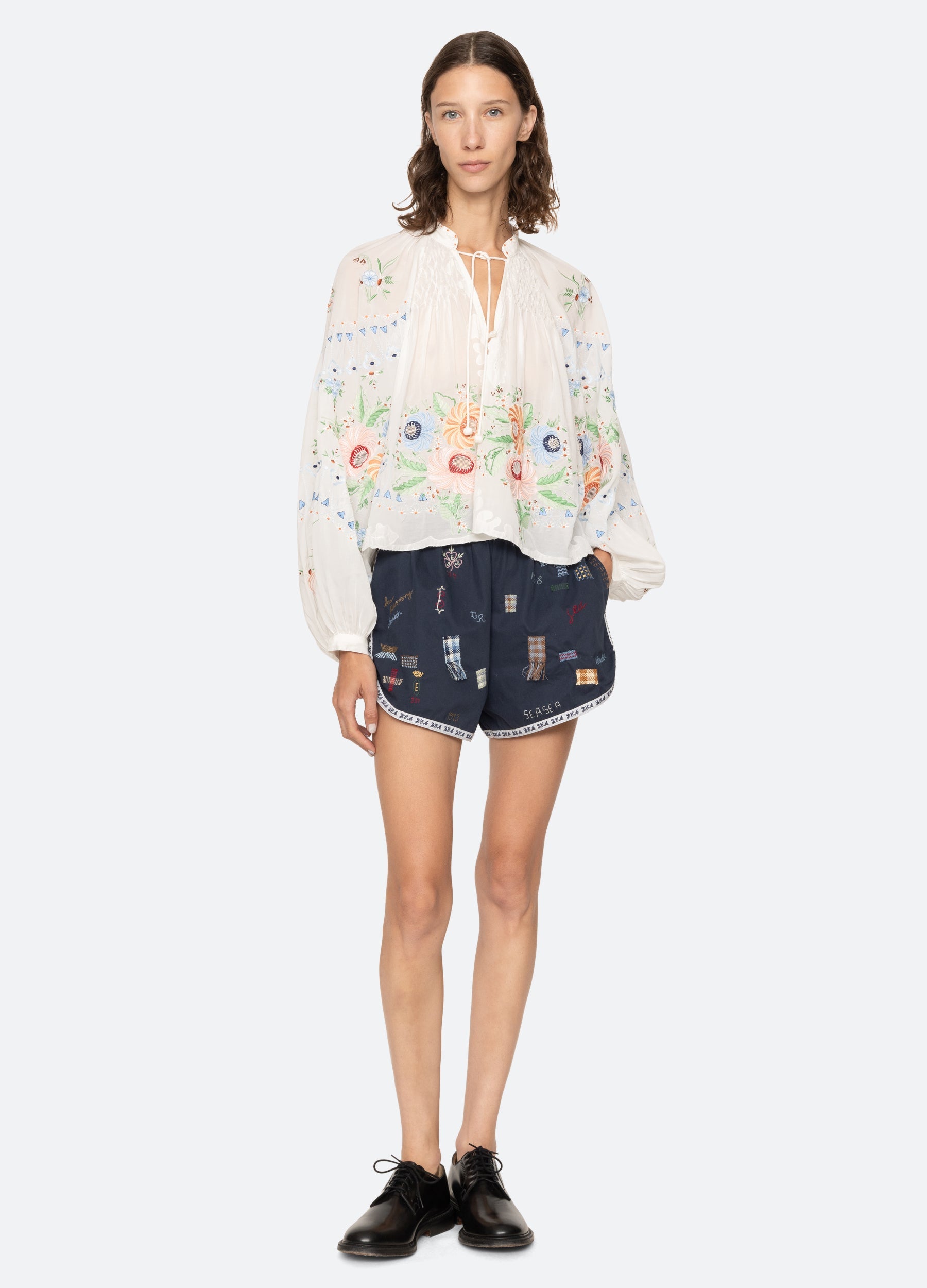 Sea New York Claira Shorts - Navy