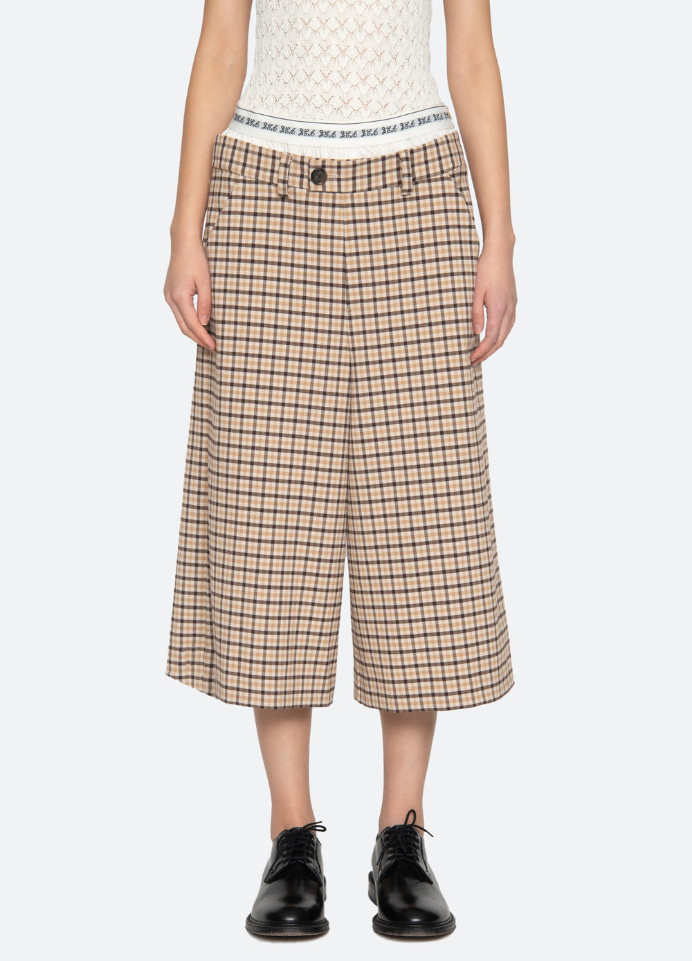 Sea New York Savannah Culottes - Plaid