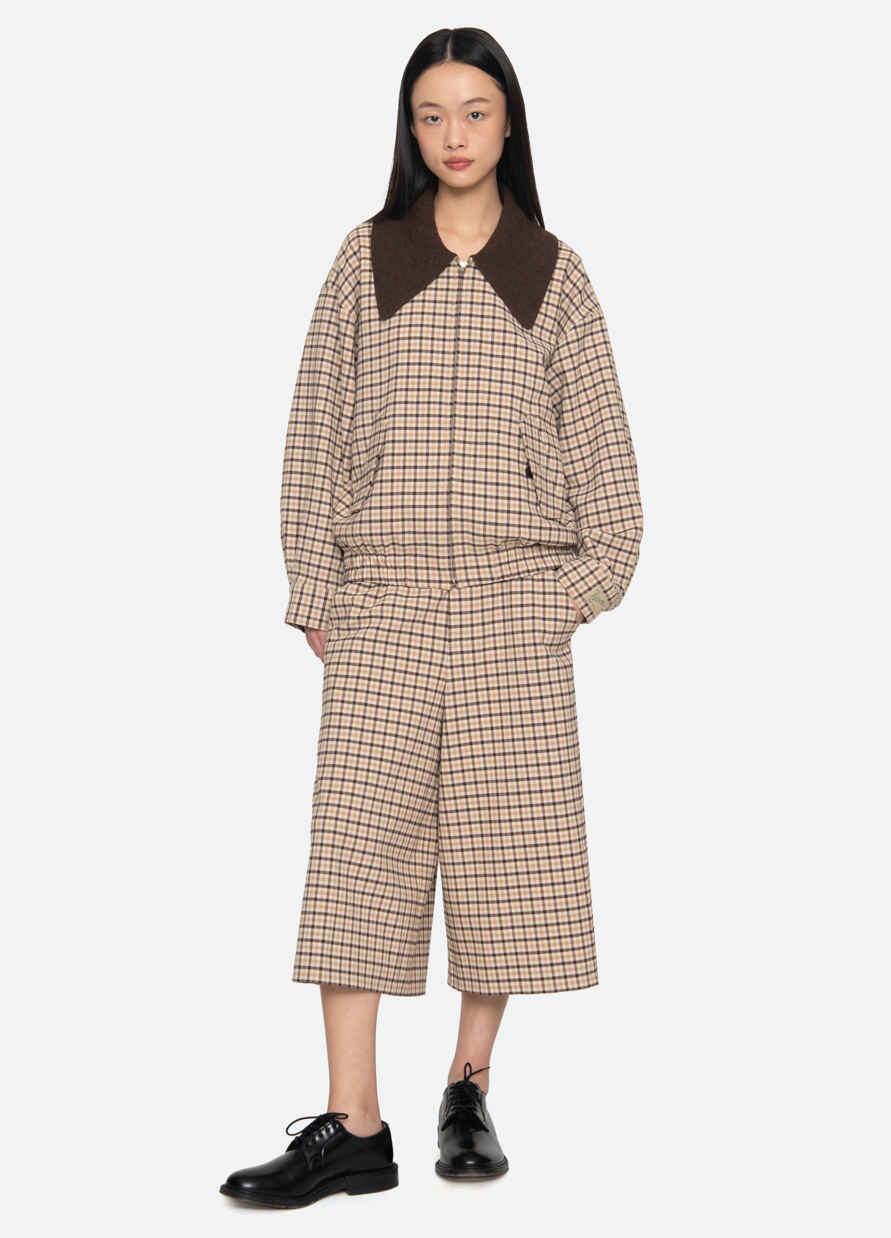 Sea New York Savannah Culottes - Plaid