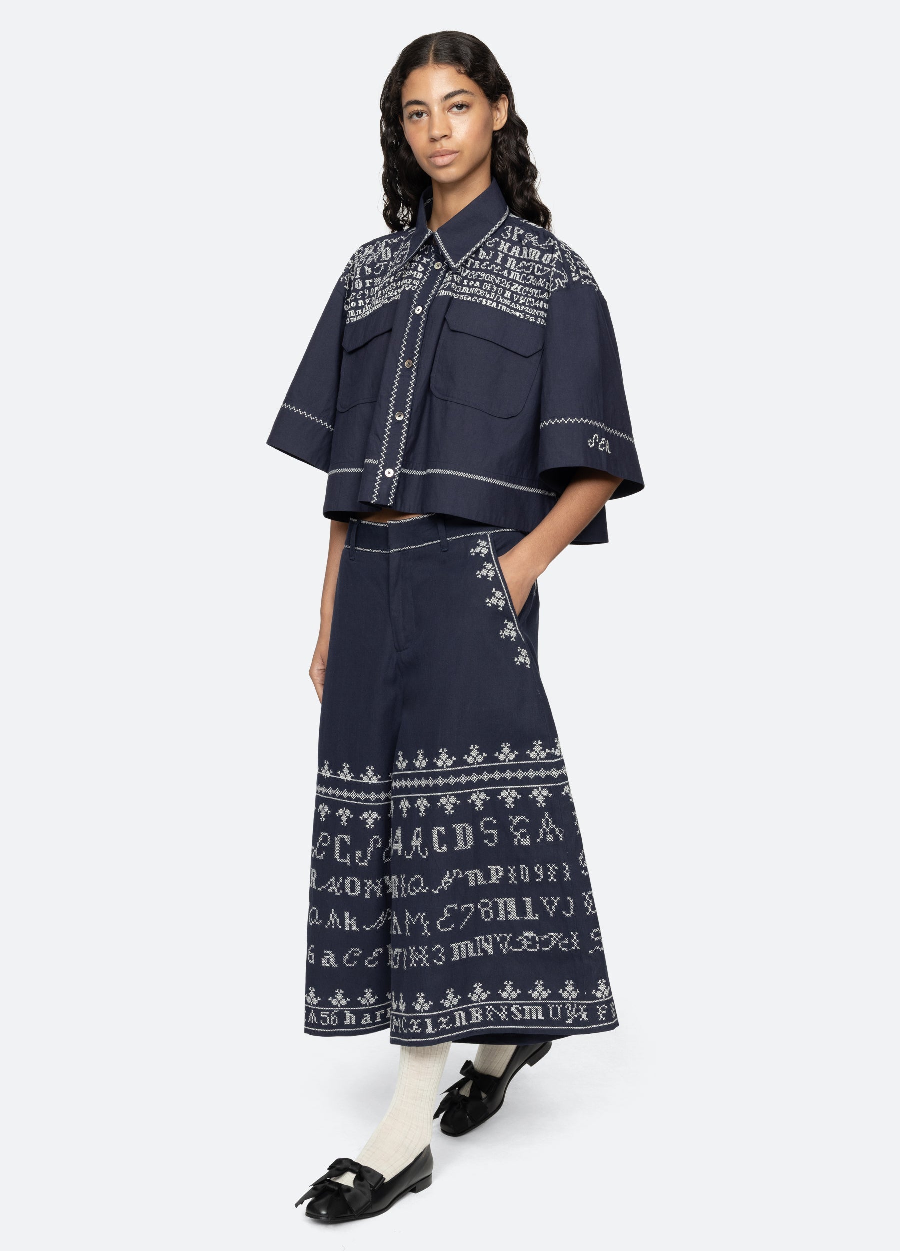 Sea New York Kit Culottes - Navy