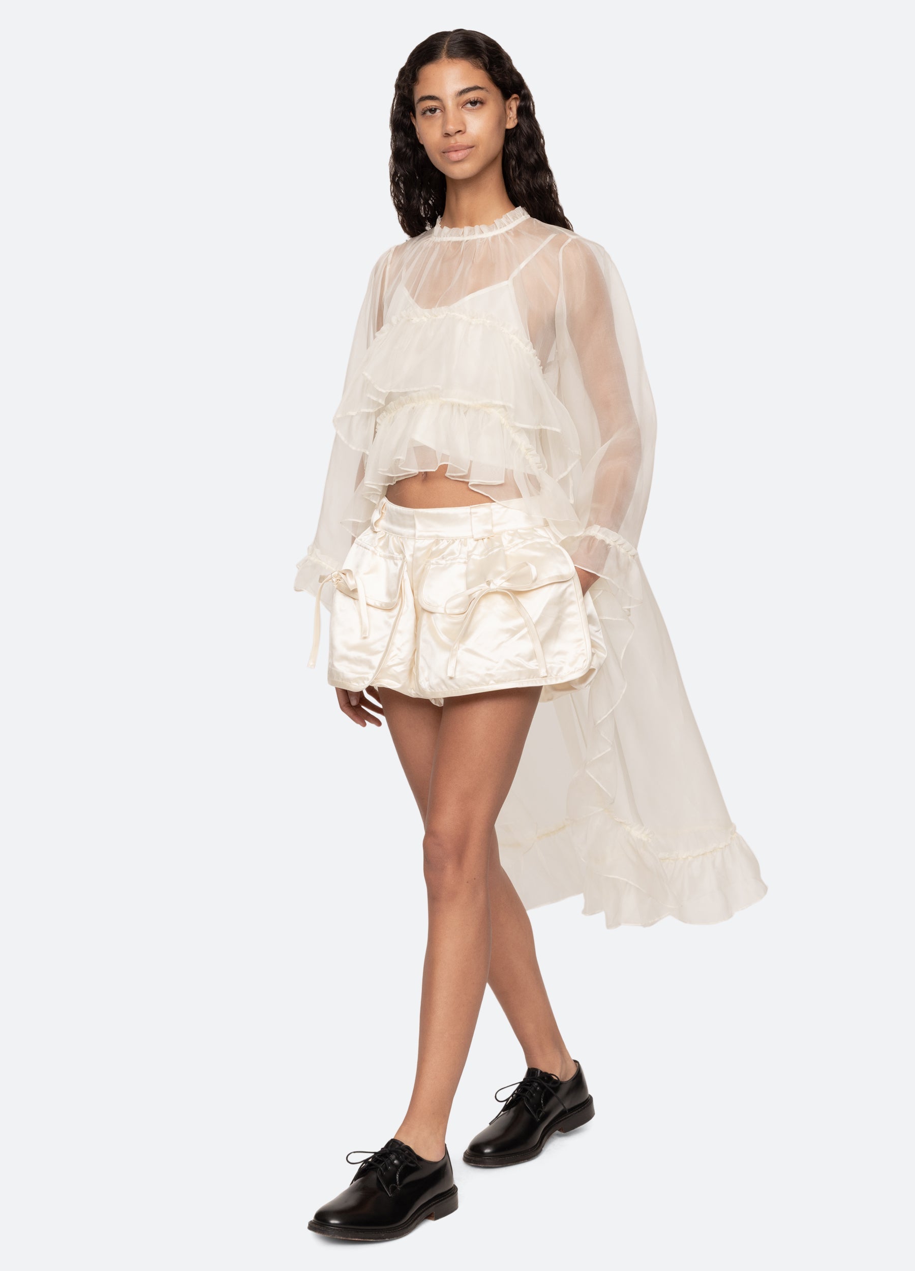 Sea New York Loraine Shorts - Cream