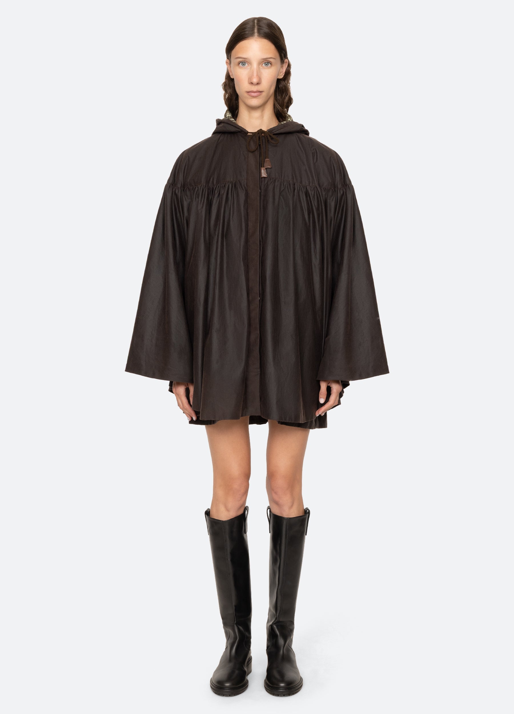 Sea New York Quentin Poncho - Brown