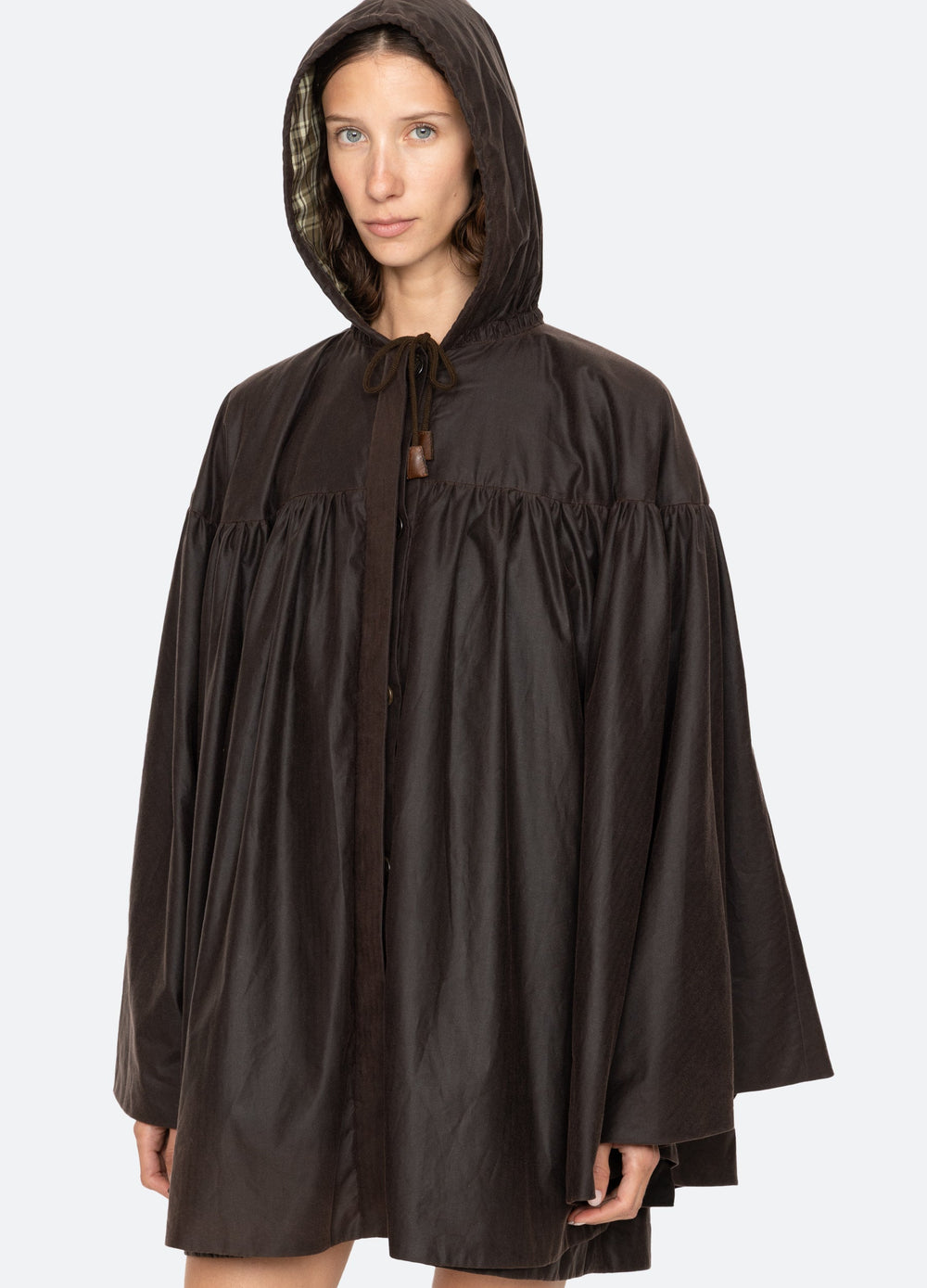 Sea New York Quentin Poncho - Brown