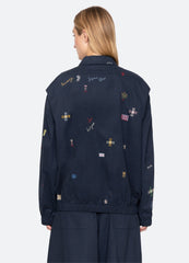 Sea New York Claira Jacket - Navy