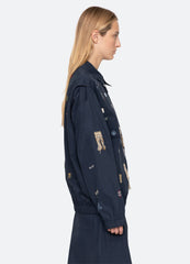 Sea New York Claira Jacket - Navy