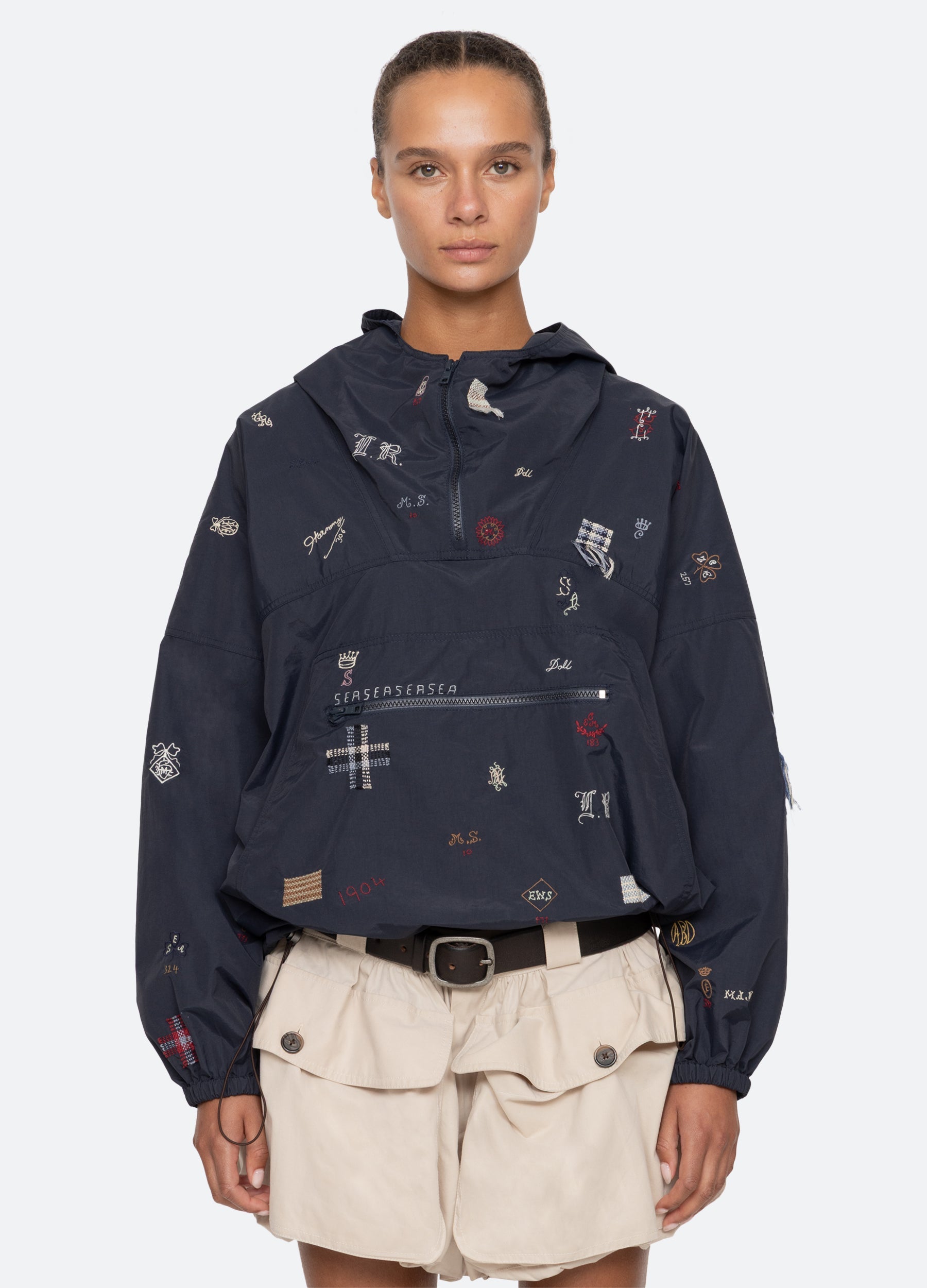 Sea New York Claira Windbreaker - Navy