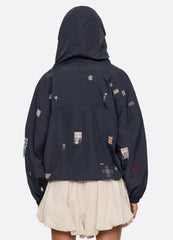 Sea New York Claira Windbreaker - Navy