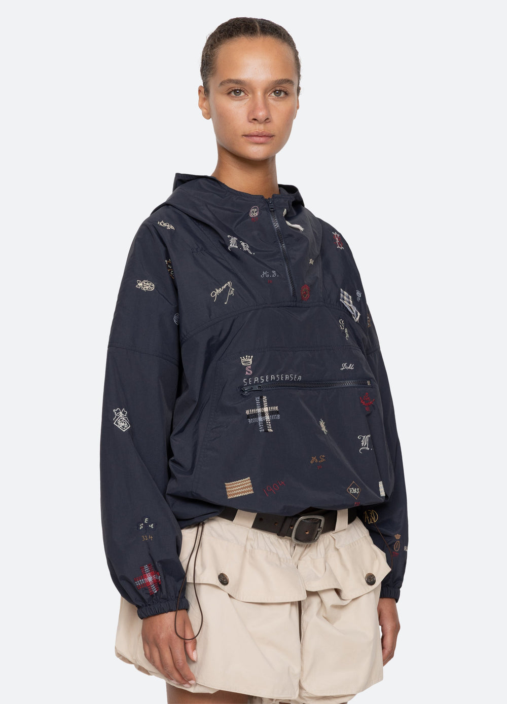 Sea New York Claira Windbreaker - Navy