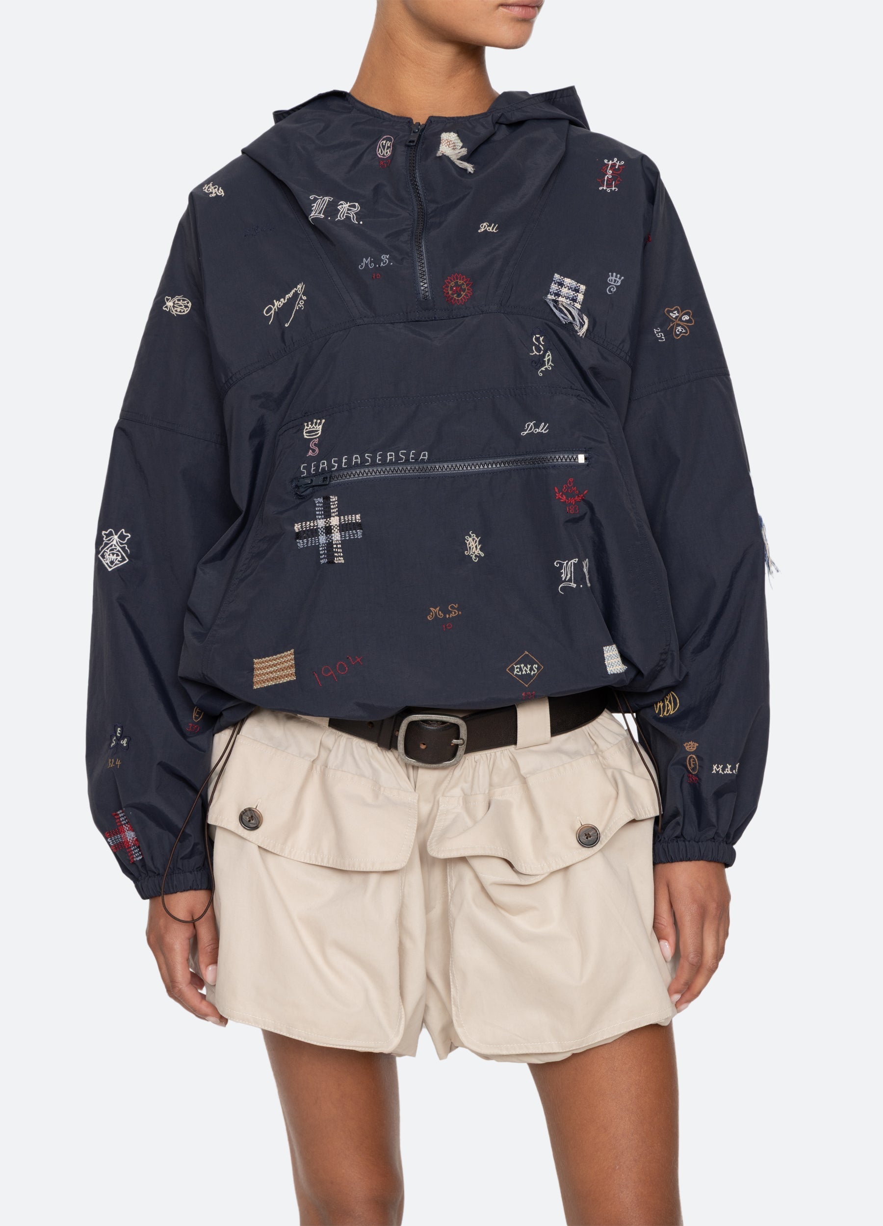 Sea New York Claira Windbreaker - Navy