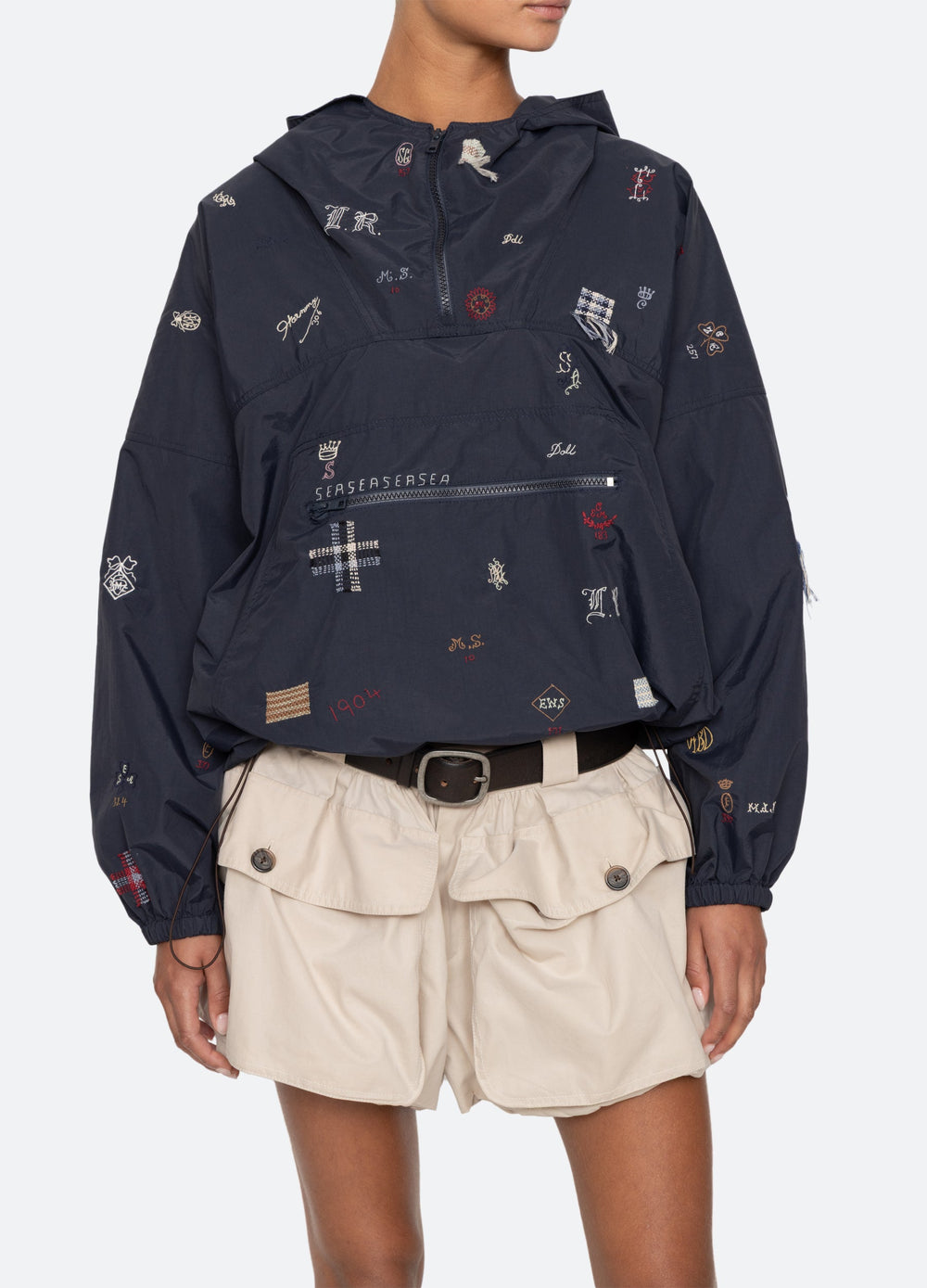Sea New York Claira Windbreaker - Navy