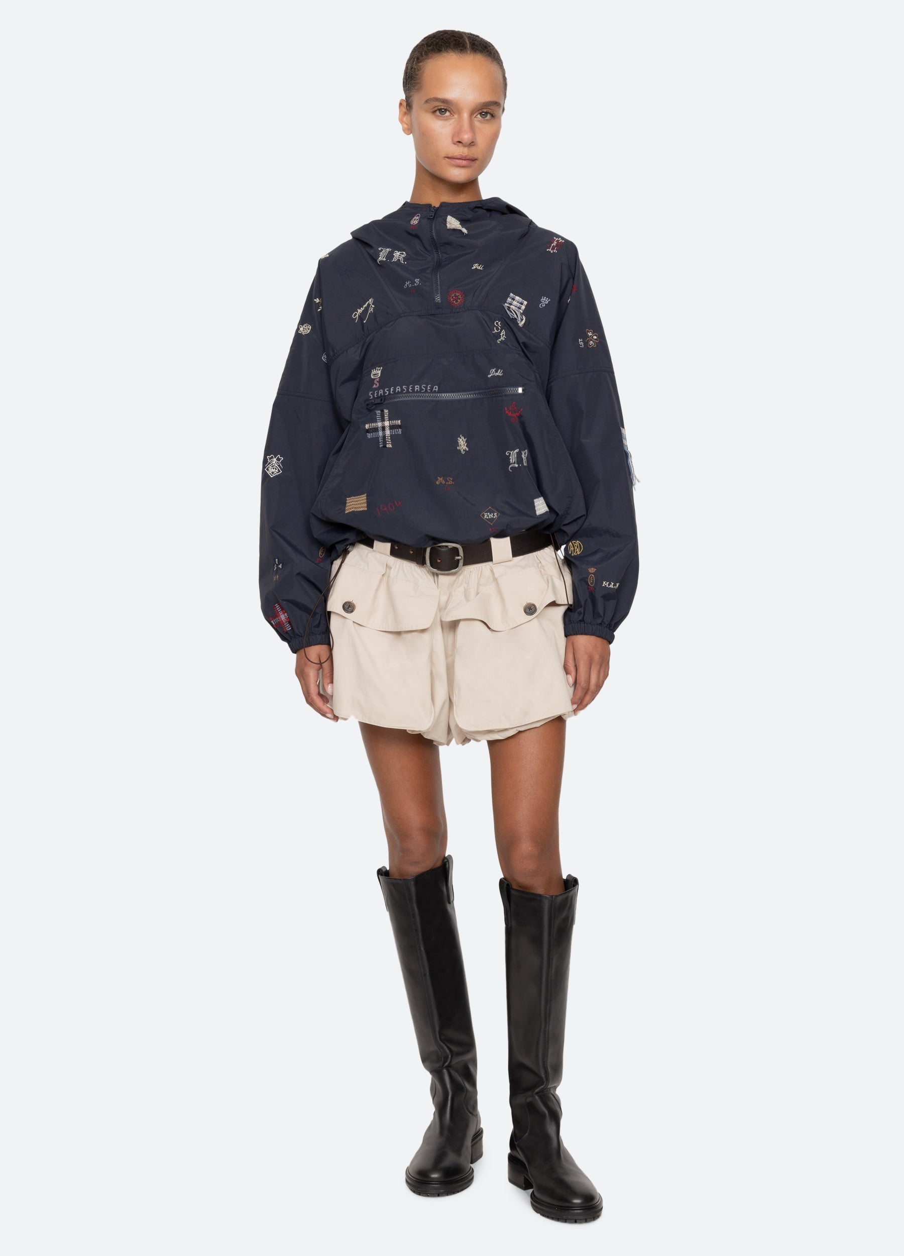 Sea New York Claira Windbreaker - Navy