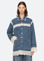 Sea New York Stasia Jacket - Blue