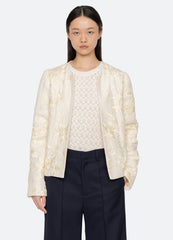 Sea New York Alina Emb Jacket - Cream